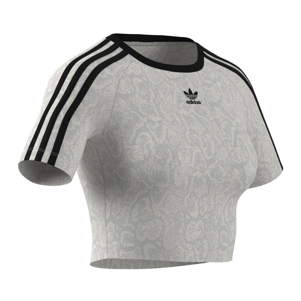 Snakeskin 3-Stripes Baby T-Shirt, White, , large image number 4