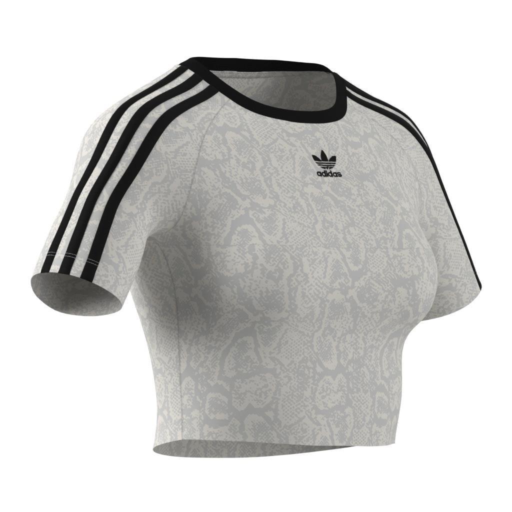 Snakeskin 3-Stripes Baby T-Shirt, White, A701_ONE, large image number 4