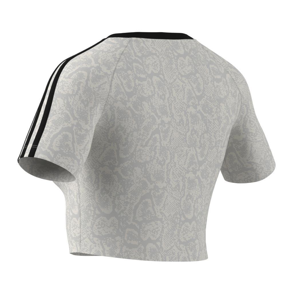 Snakeskin 3-Stripes Baby T-Shirt, White, , large image number 6