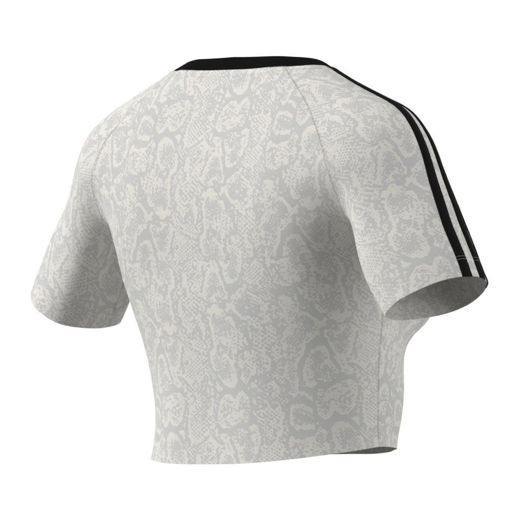 Snakeskin 3-Stripes Baby T-Shirt, White, , large image number 8