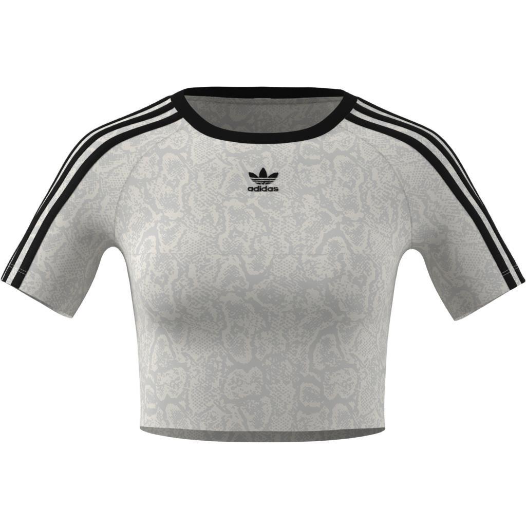 Snakeskin 3-Stripes Baby T-Shirt, White, , large image number 9