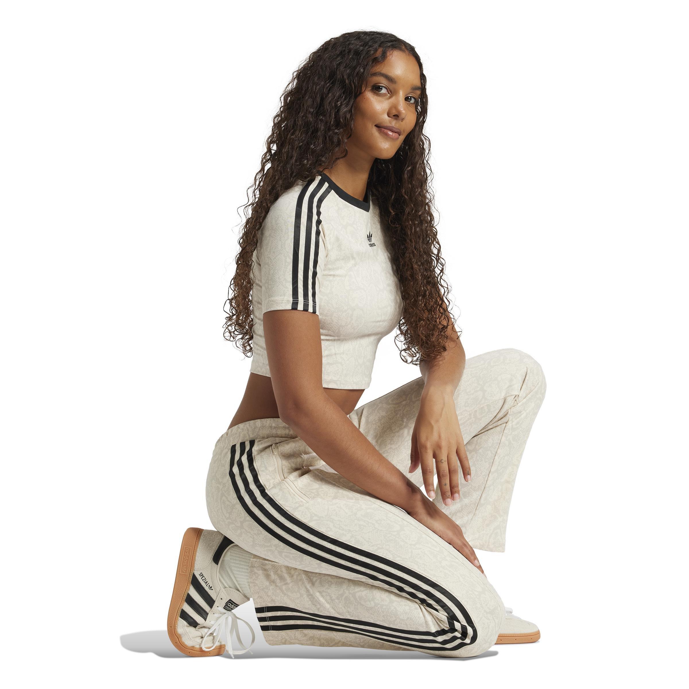 Snakeskin 3-Stripes Baby T-Shirt, White, , large image number 12