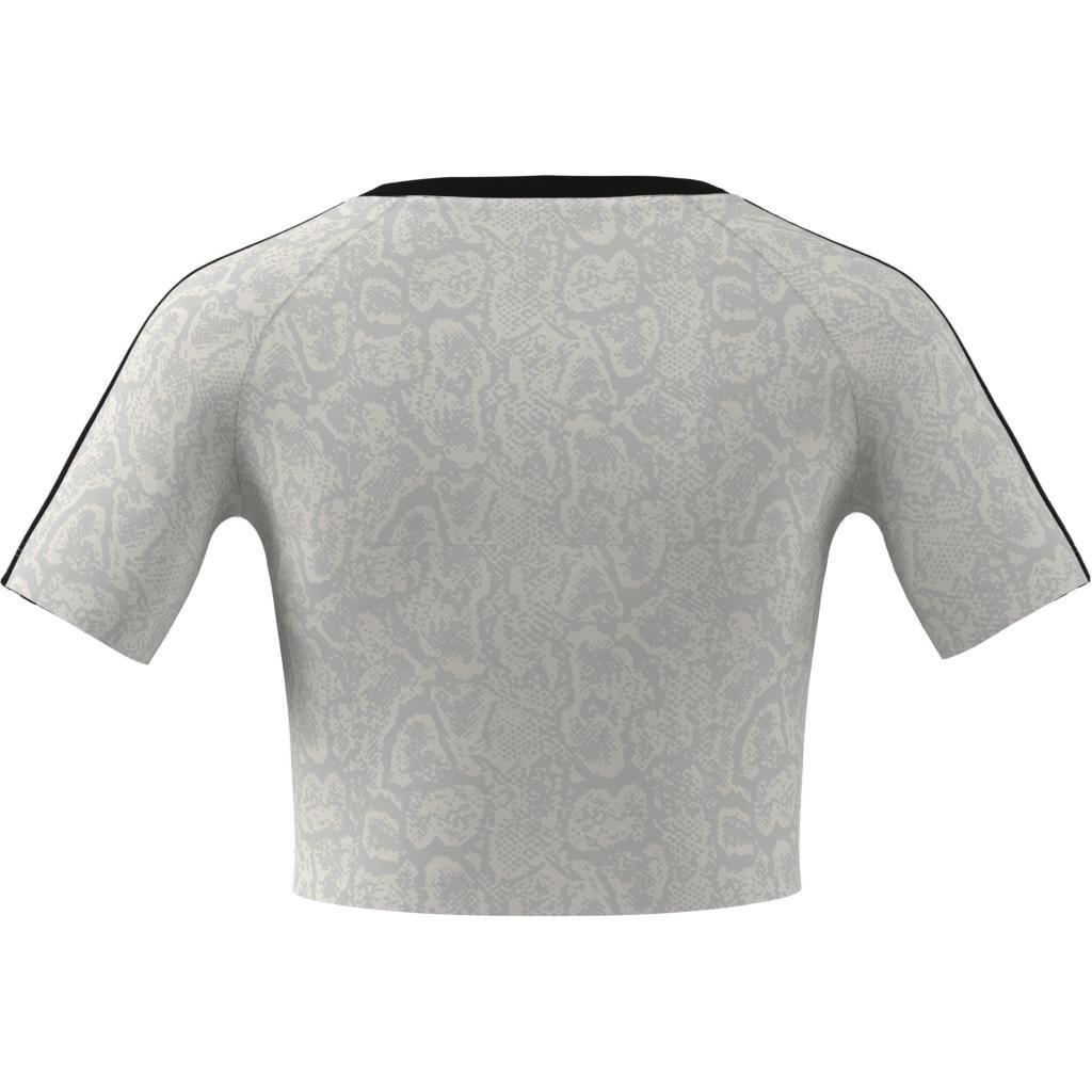 Snakeskin 3-Stripes Baby T-Shirt, White, , large image number 13