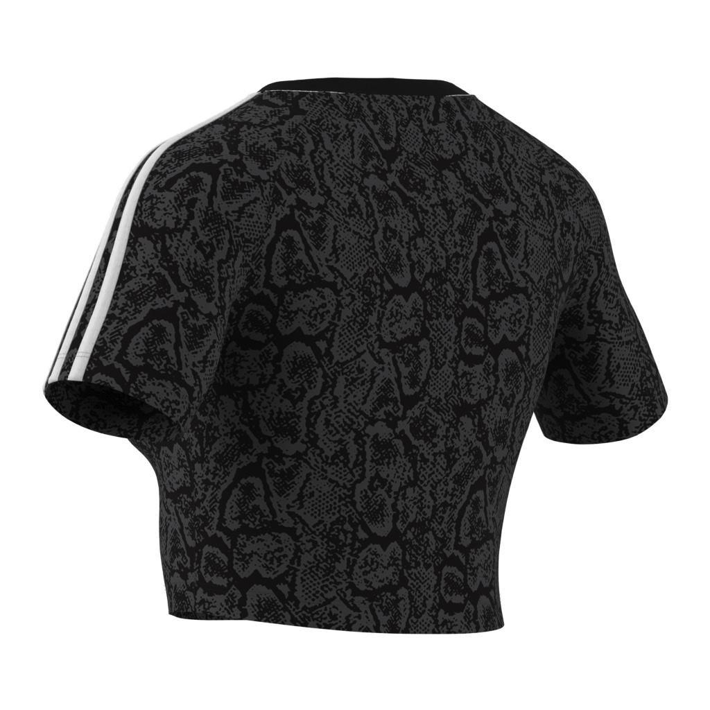 Snakeskin 3-Stripes Baby T-Shirt, Black, , large image number 8