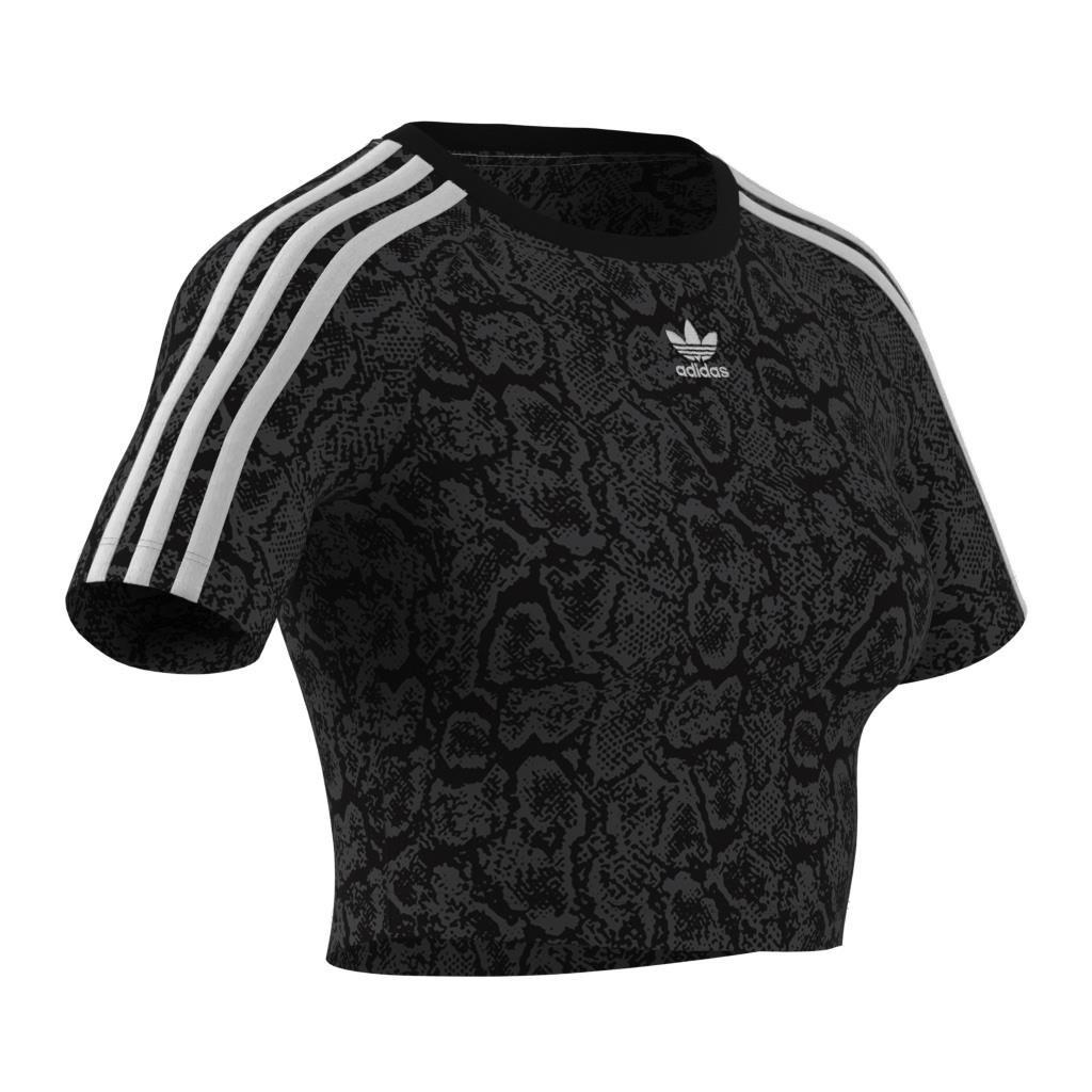 Snakeskin 3-Stripes Baby T-Shirt, Black, A701_ONE, large image number 10