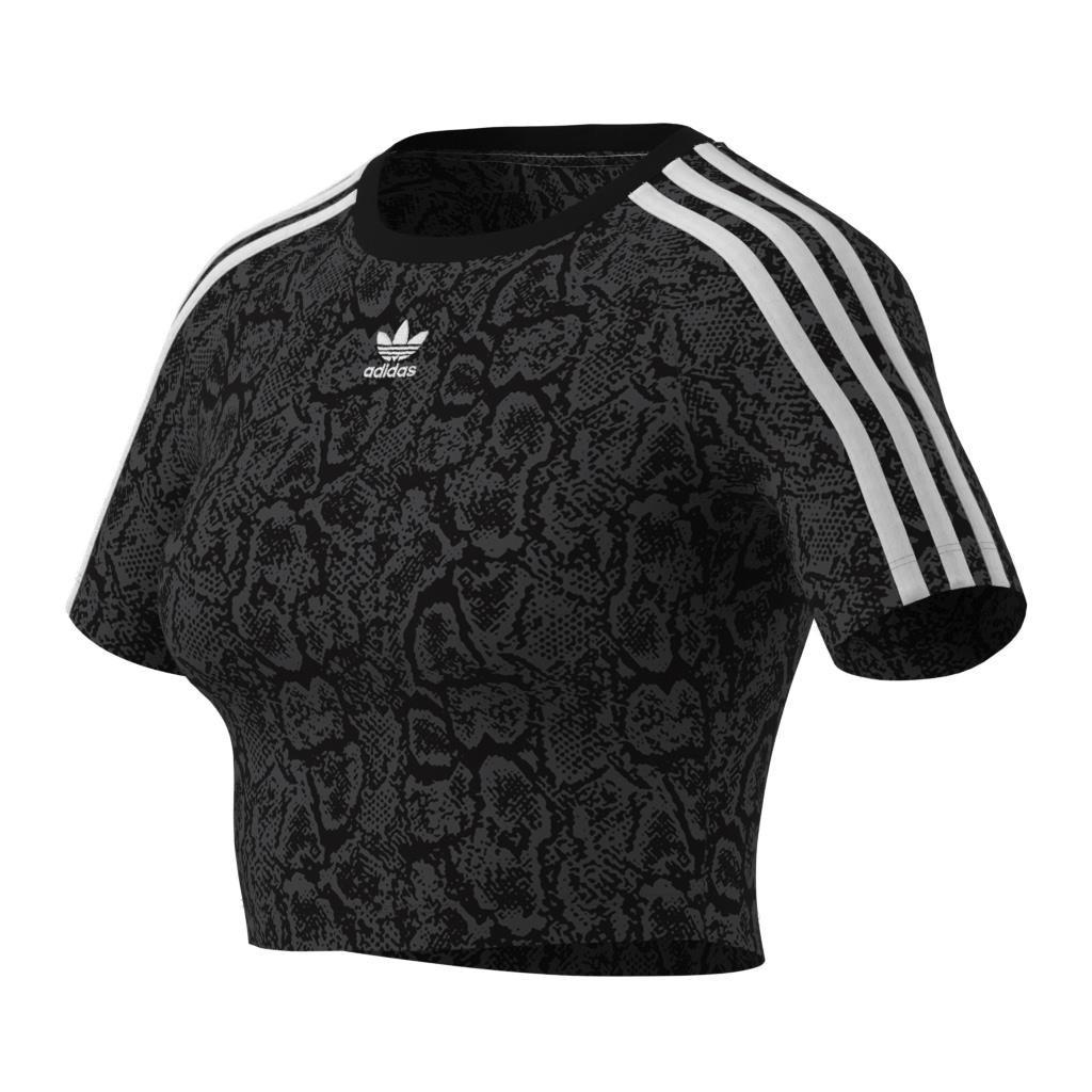 Snakeskin 3-Stripes Baby T-Shirt, Black, , large image number 12