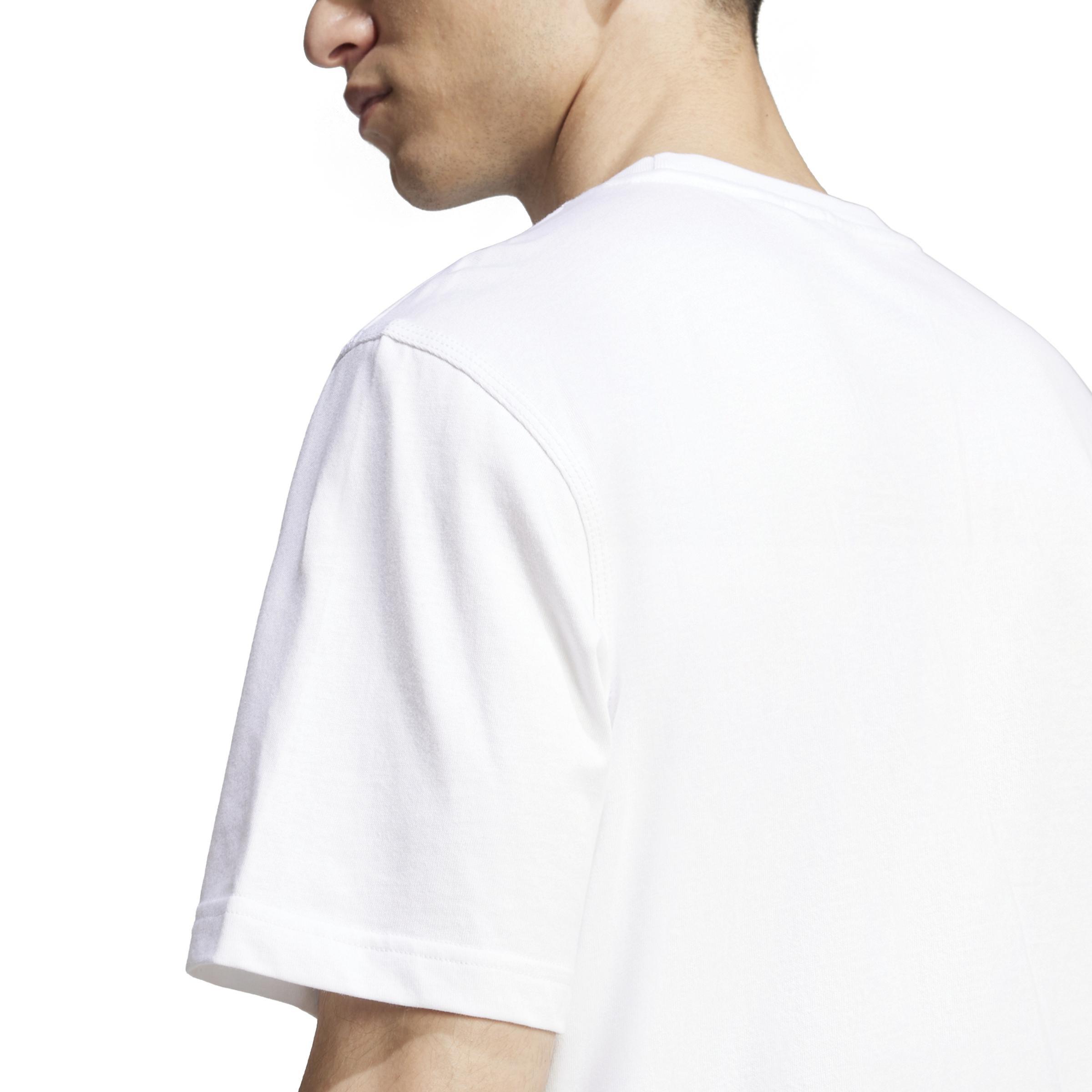 Trefoil Essentials Tee, White, A701_ONE, large image number 2
