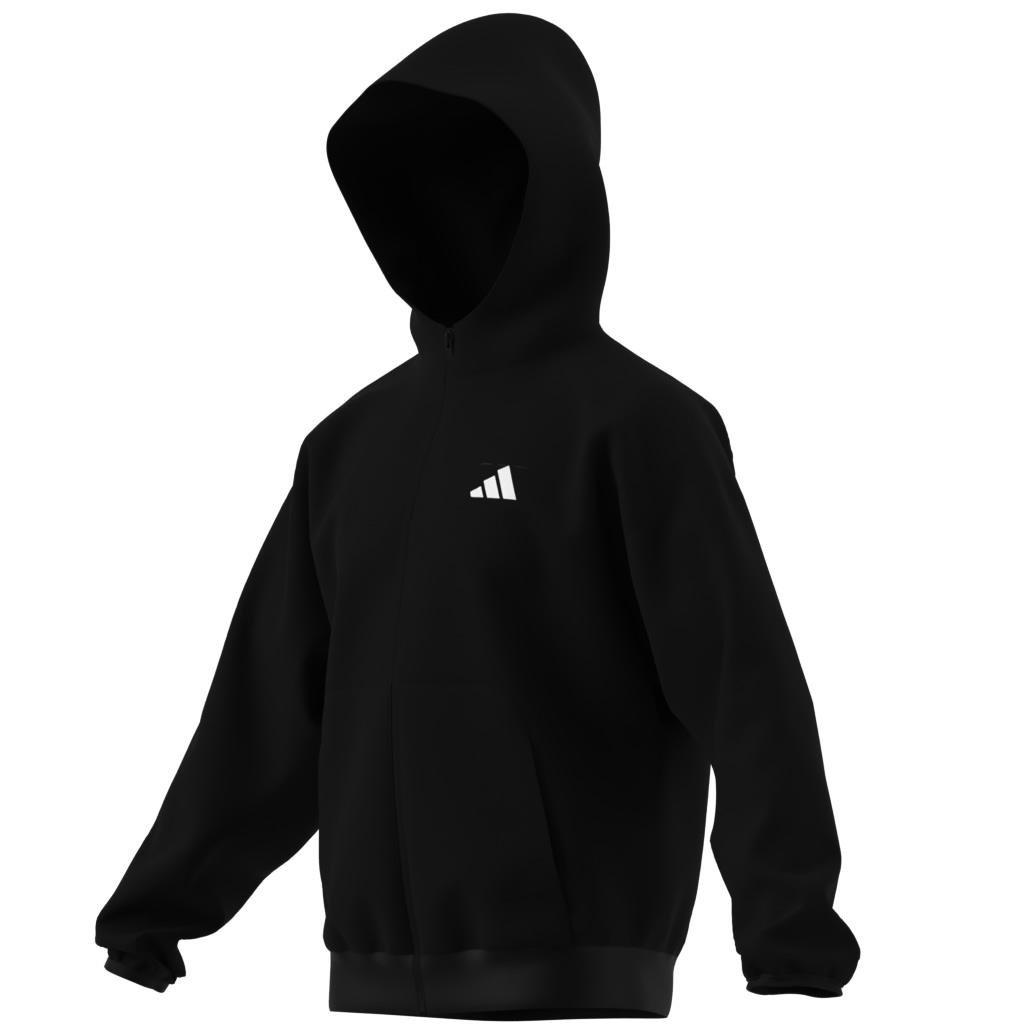 Future Icons Small Logo Full-Zip Hoodie, Black, , large image number 7