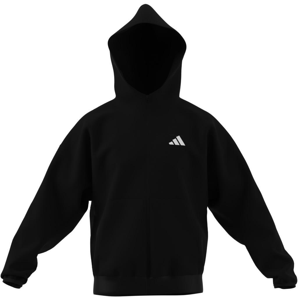 Future Icons Small Logo Full-Zip Hoodie, Black, , large image number 9