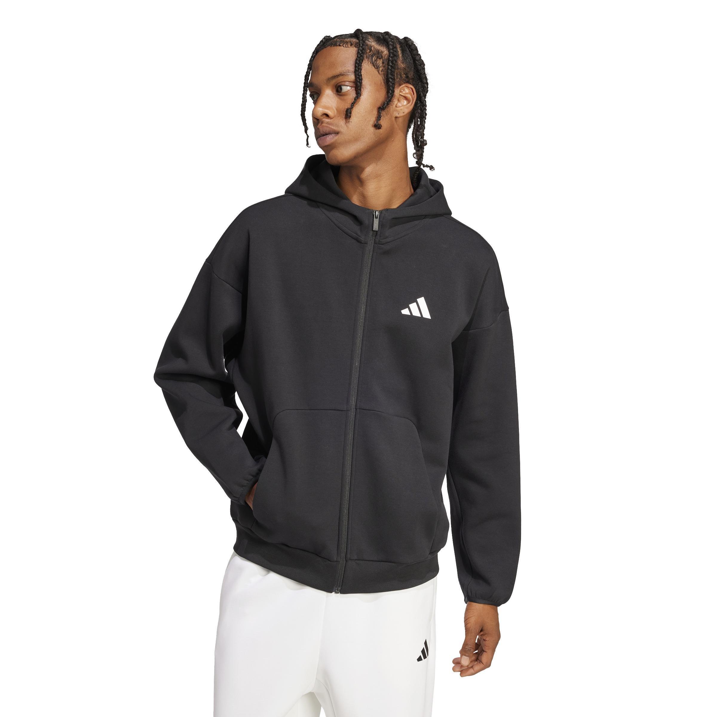 Future Icons Small Logo Full-Zip Hoodie, Black, , large image number 11
