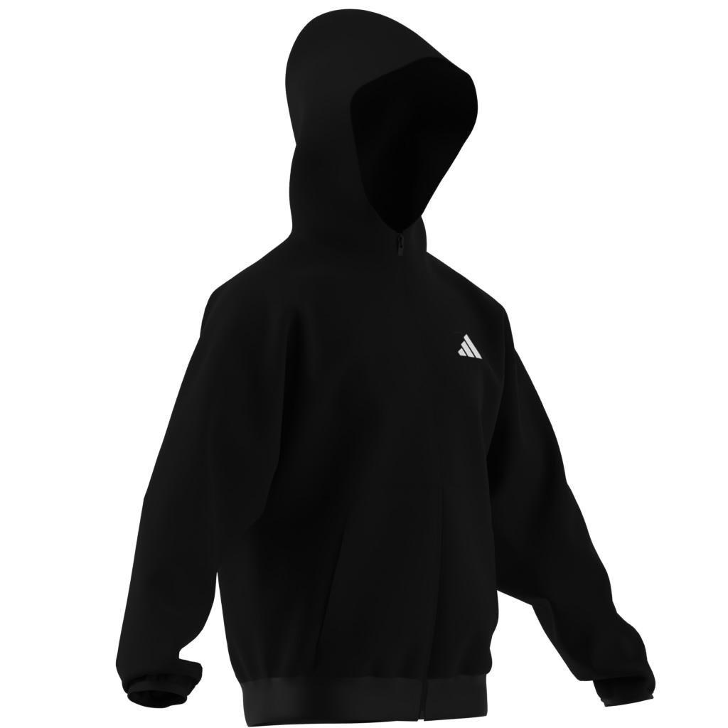 Future Icons Small Logo Full-Zip Hoodie, Black, , large image number 14