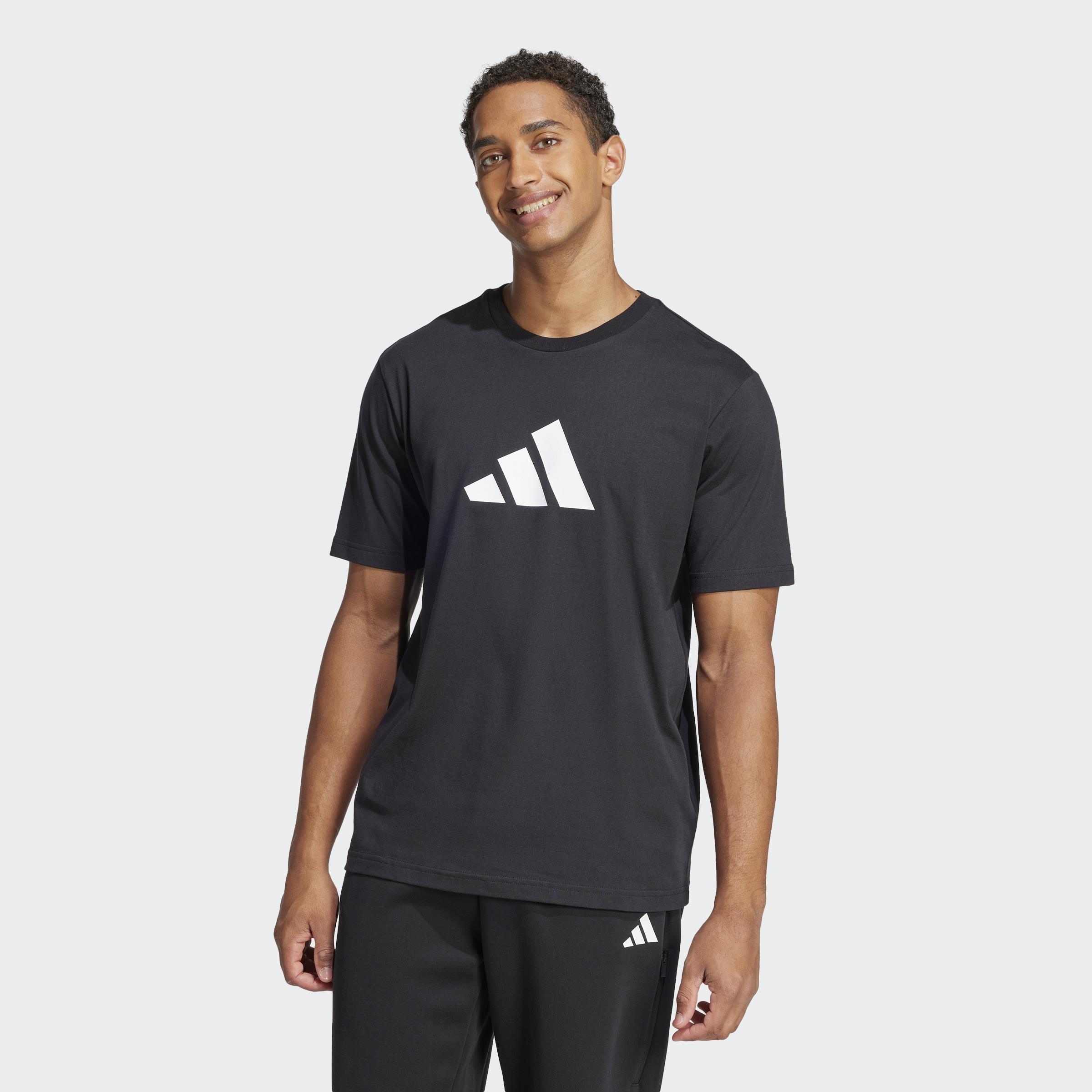 Future Icons 3 Bar Logo T-Shirt, Black, A701_ONE, medium