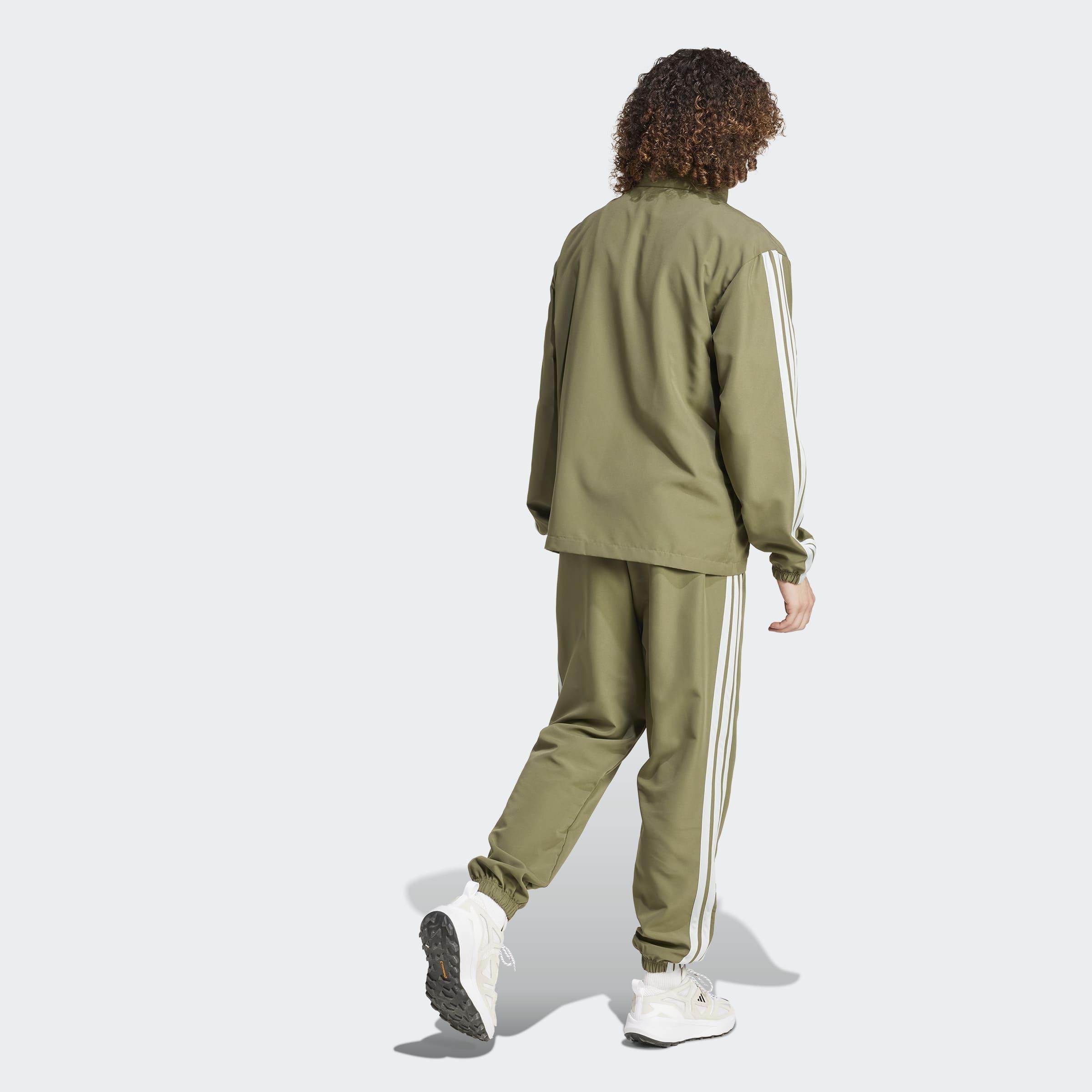 3-Stripes Woven Tracksuits, Green, A701_ONE, large image number 1