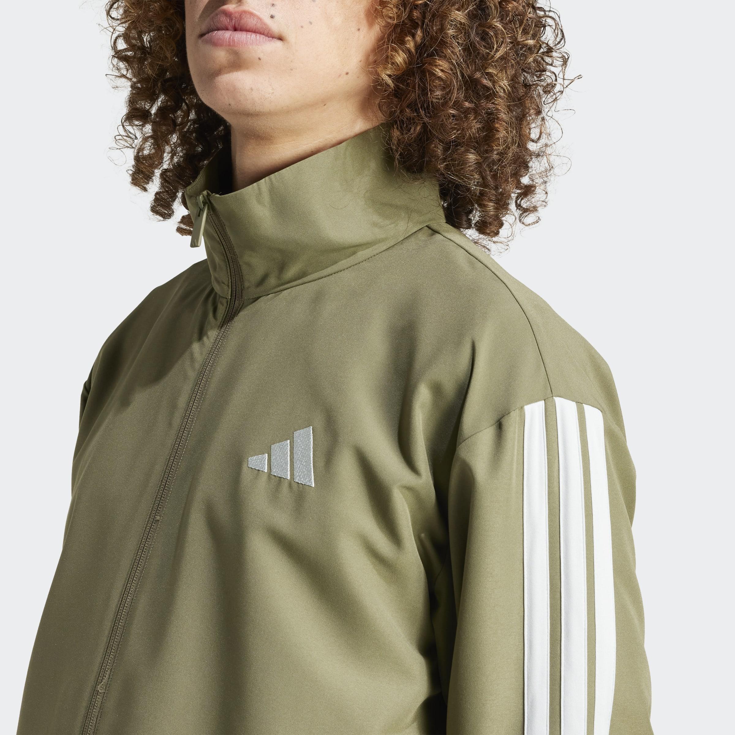 3-Stripes Woven Tracksuits, Green, A701_ONE, large image number 3