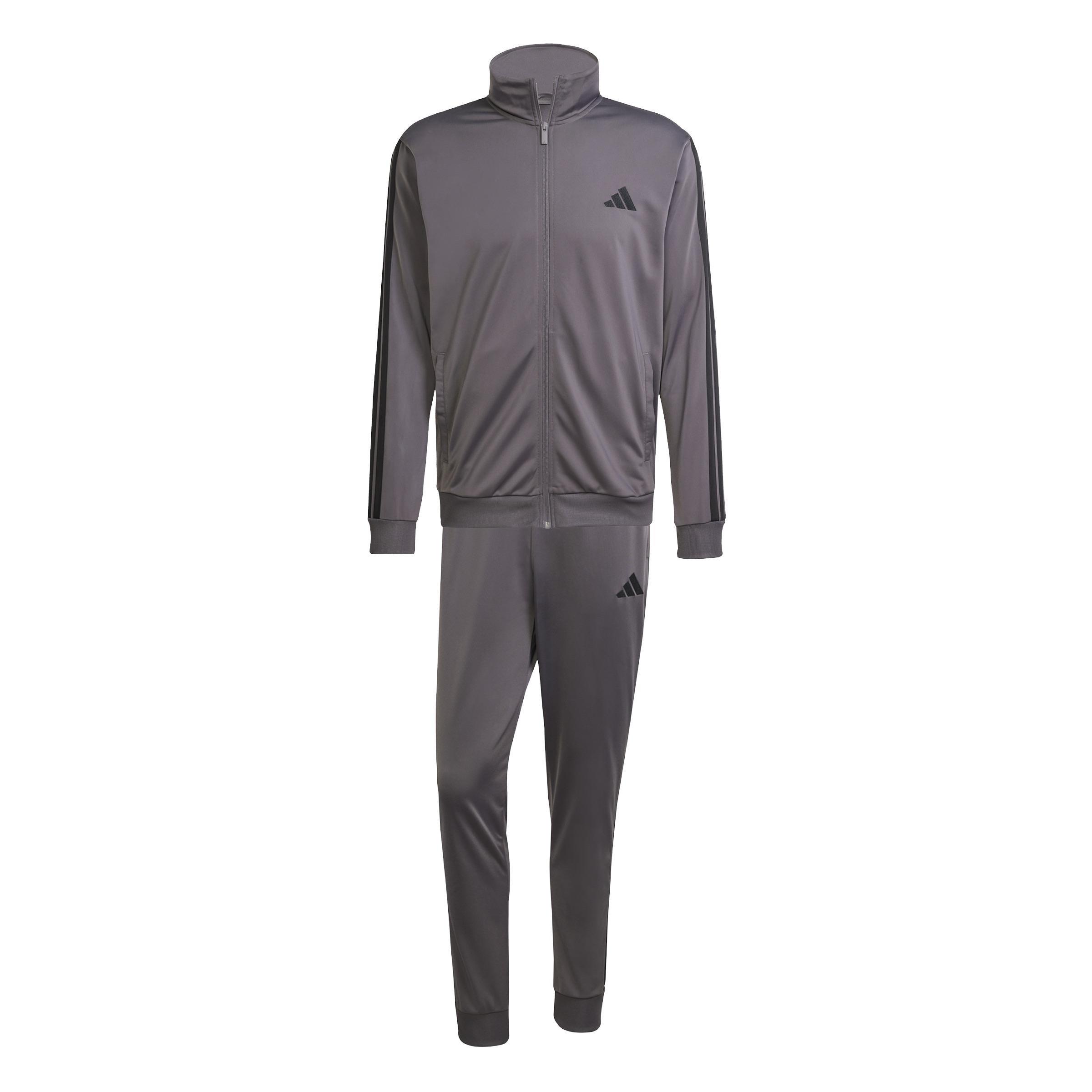 Sportswear Basic 3-Stripes Tricot Track Suit, Grey, A701_ONE, large image number 0