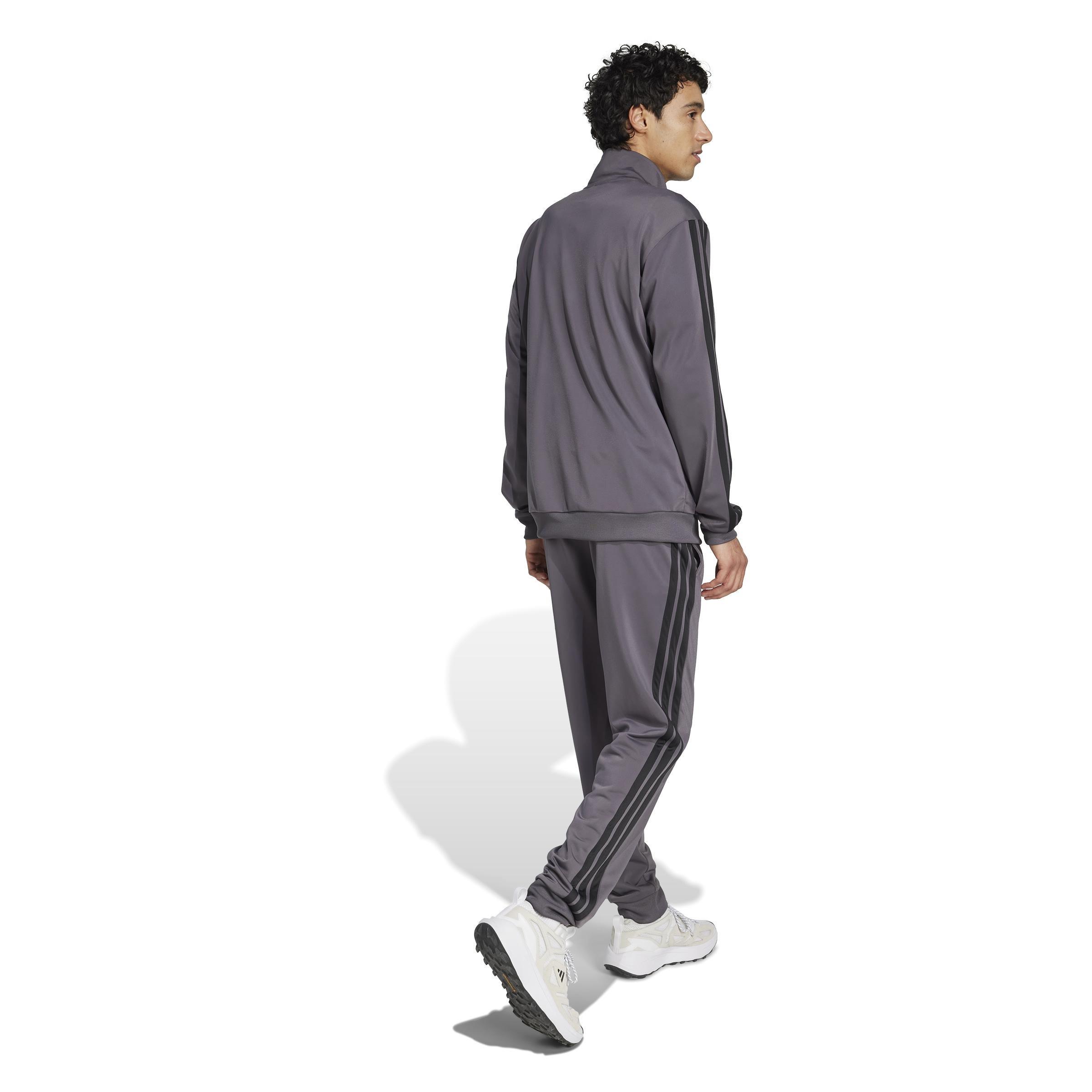 Sportswear Basic 3-Stripes Tricot Track Suit, Grey, A701_ONE, large image number 1