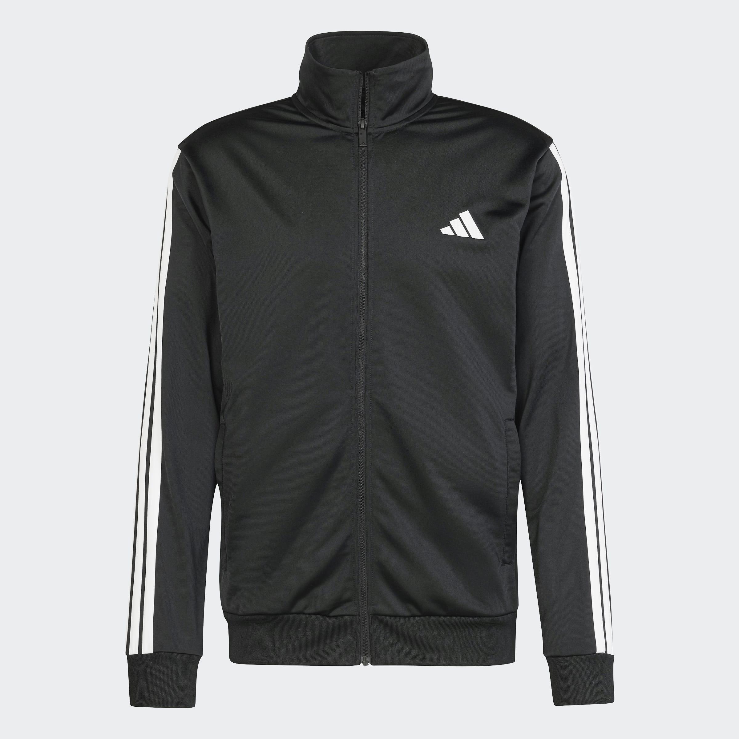 Sportswear Basic 3-Stripes Tricot Track Suit, Black, A701_ONE, large image number 3
