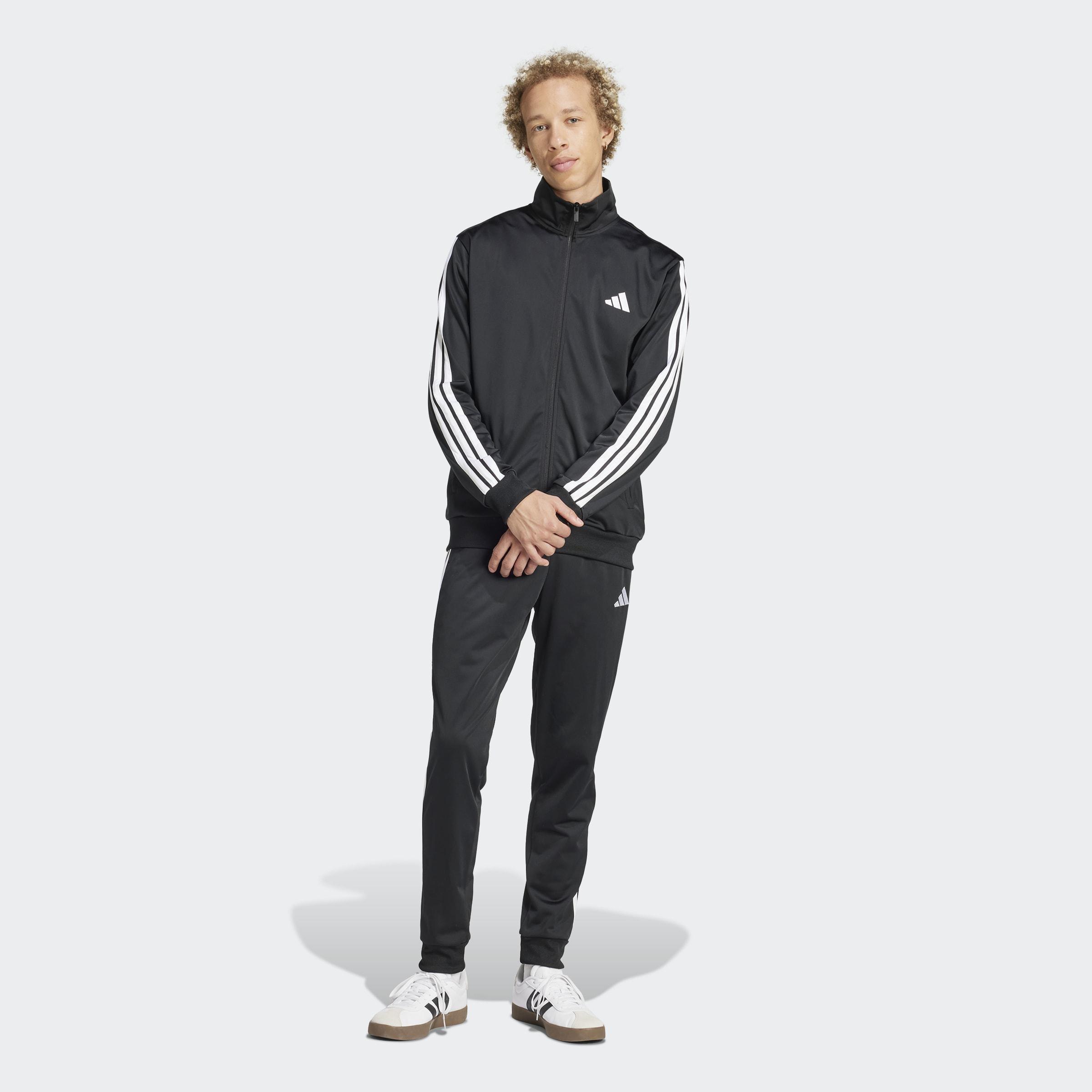 Sportswear Basic 3-Stripes Tricot Track Suit, Black, A701_ONE, large image number 5