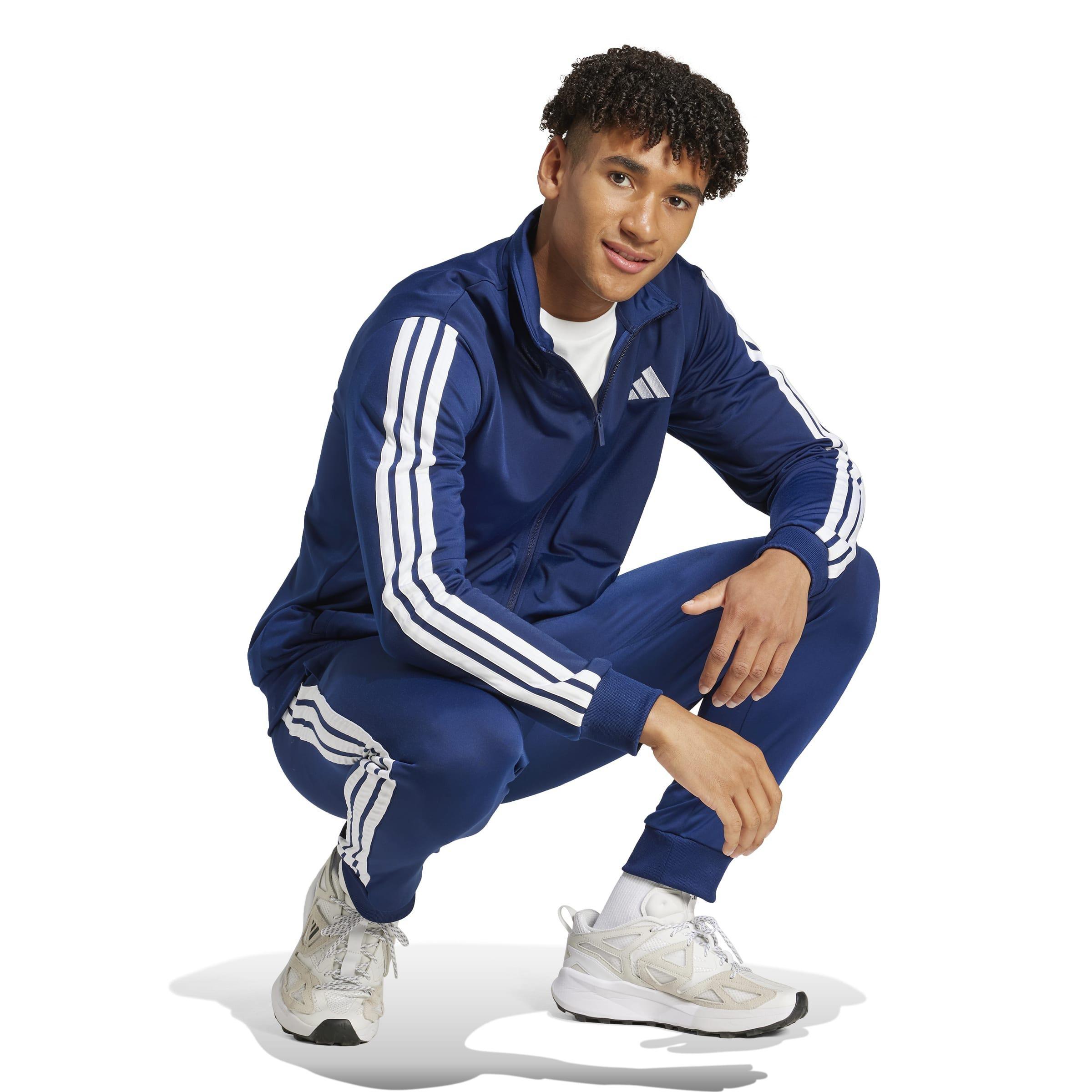 Sportswear Basic 3-Stripes Tricot Track Suit, Blue, , large image number 7