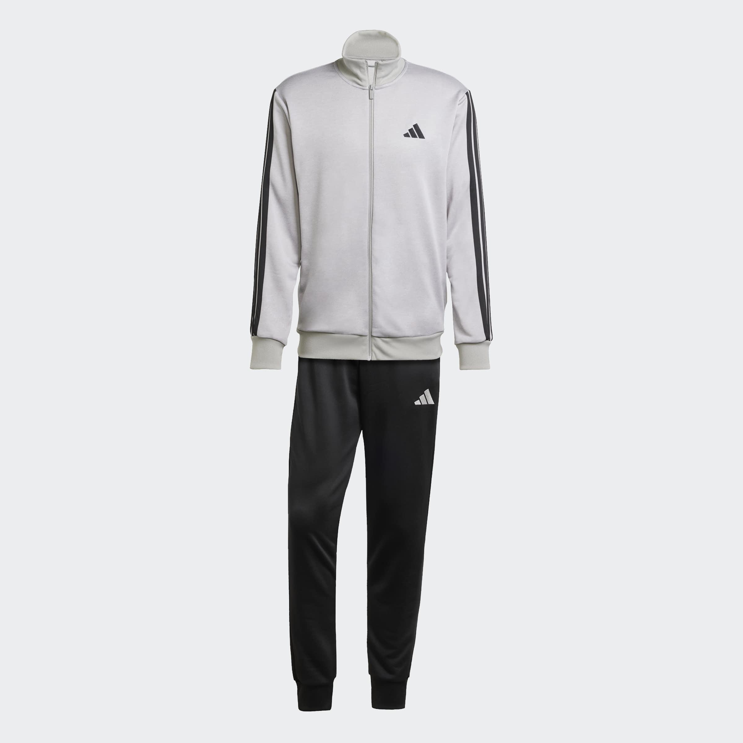 Sportswear Basic 3-Stripes French Terry Track Suit, Grey, A701_ONE, medium