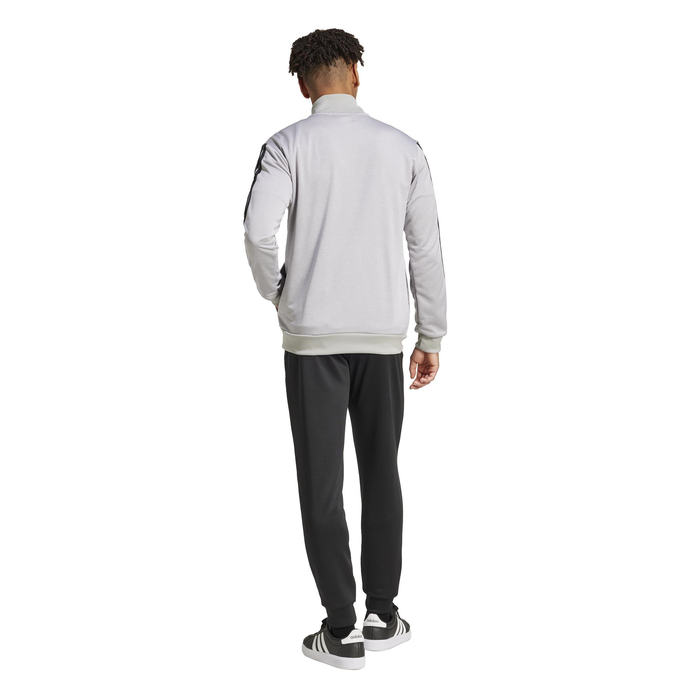Sportswear Basic 3-Stripes French Terry Track Suit, Grey, A701_ONE, large image number 1