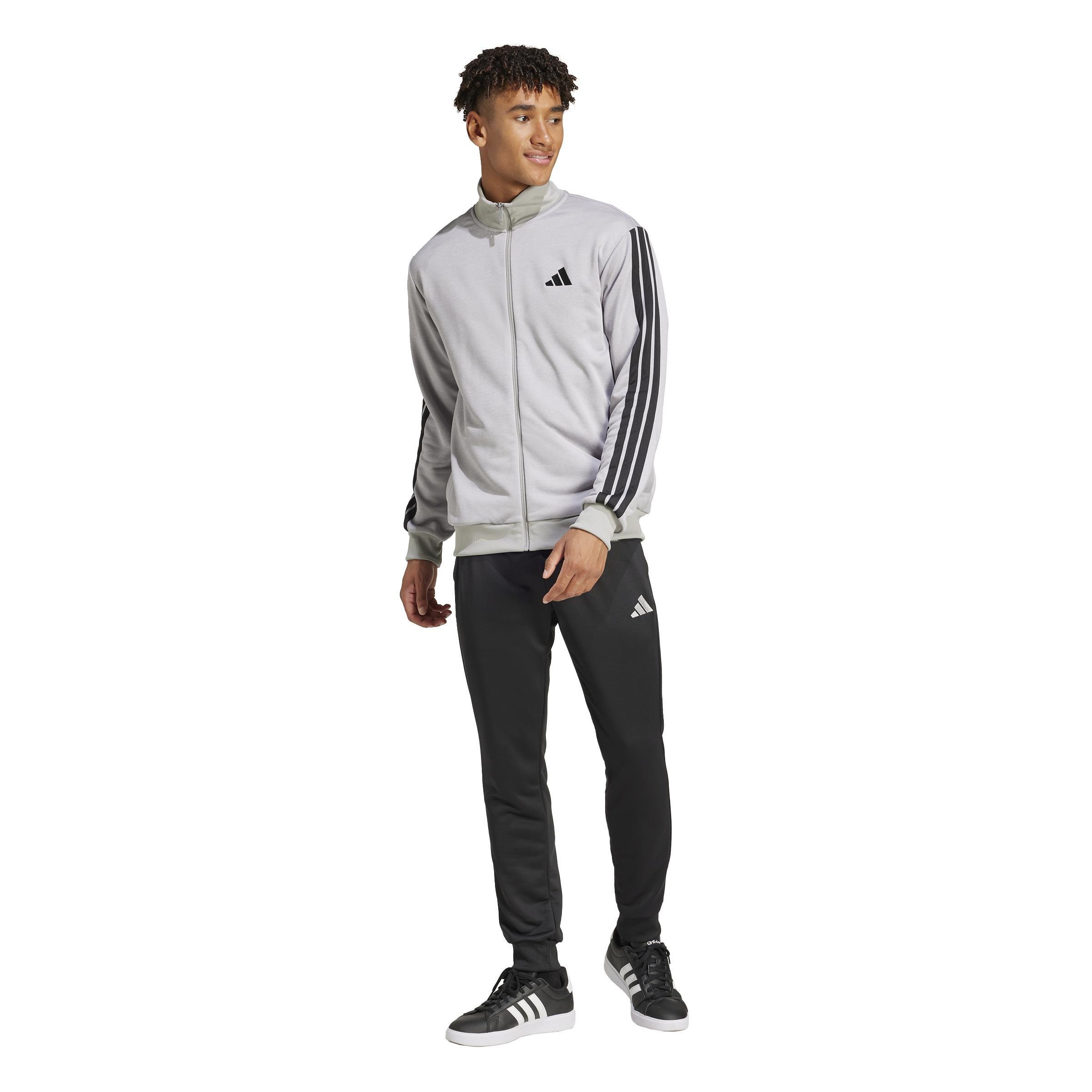 Sportswear Basic 3-Stripes French Terry Track Suit, Grey, A701_ONE, large image number 5