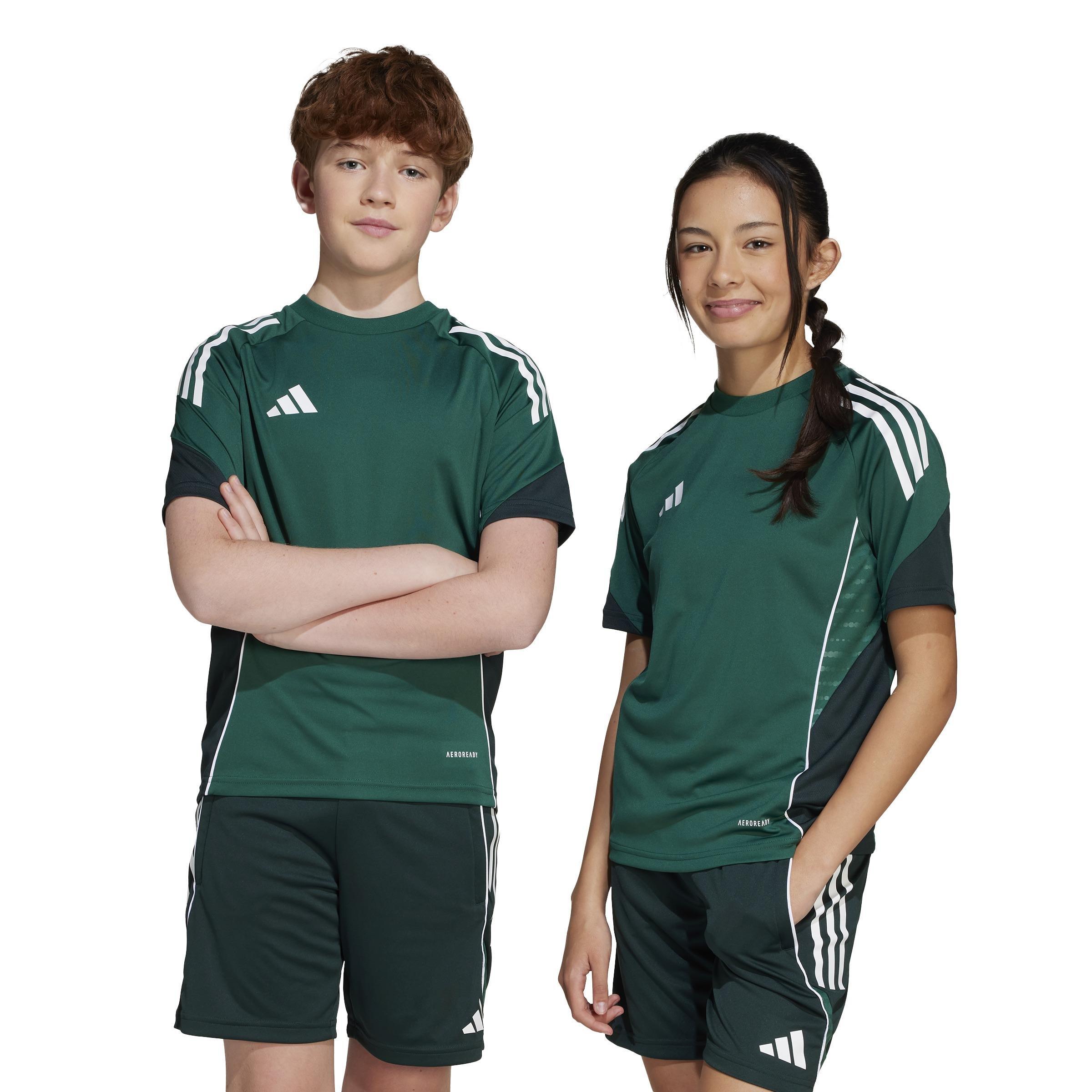Unisex Kids Tiro 25 Competition Training Jersey, Green, , large image number 8