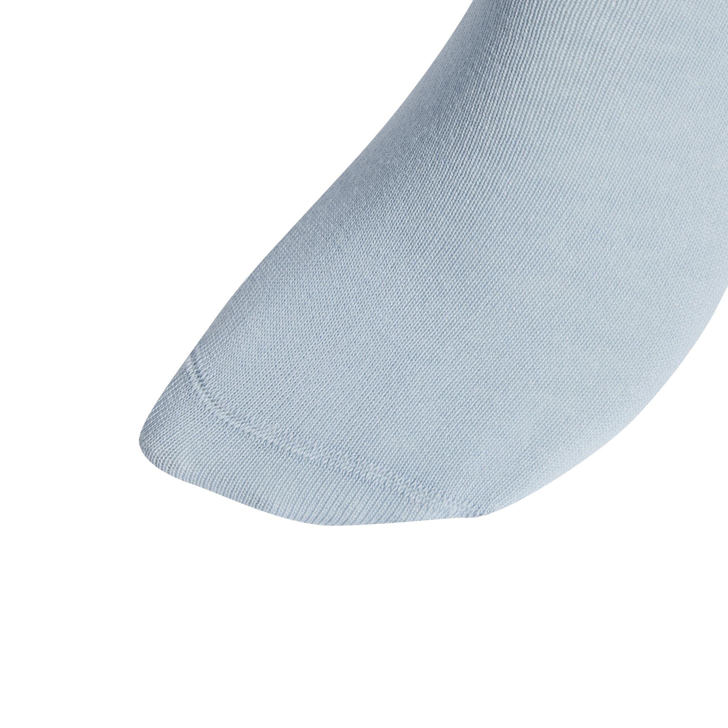 Unisex Mid Cut Crew Socks 3 Pairs, Blue, A701_ONE, large image number 1