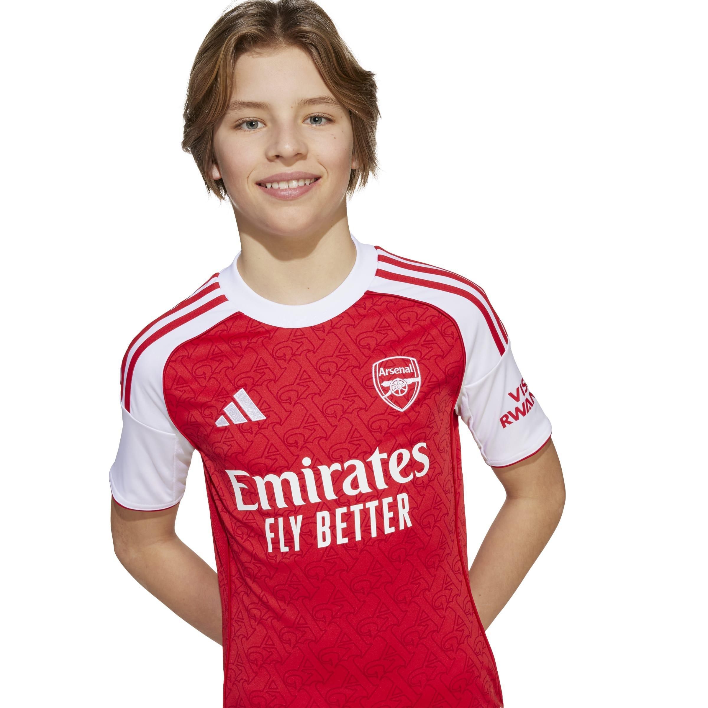 Kids Unisex Arsenal 25/26 Home Jersey, Red, A701_ONE, large image number 5