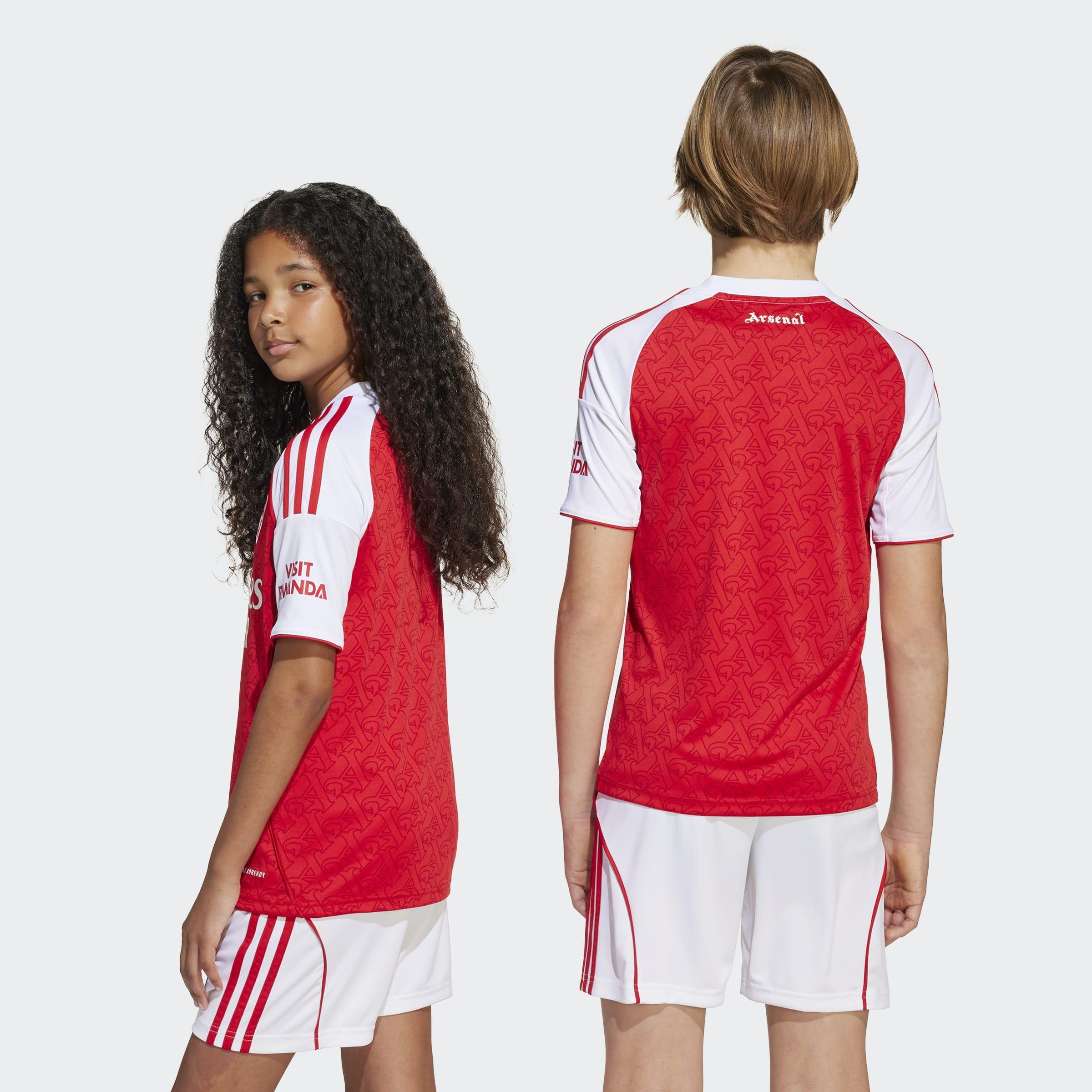 Kids Unisex Arsenal 25/26 Home Jersey, Red, A701_ONE, large image number 5