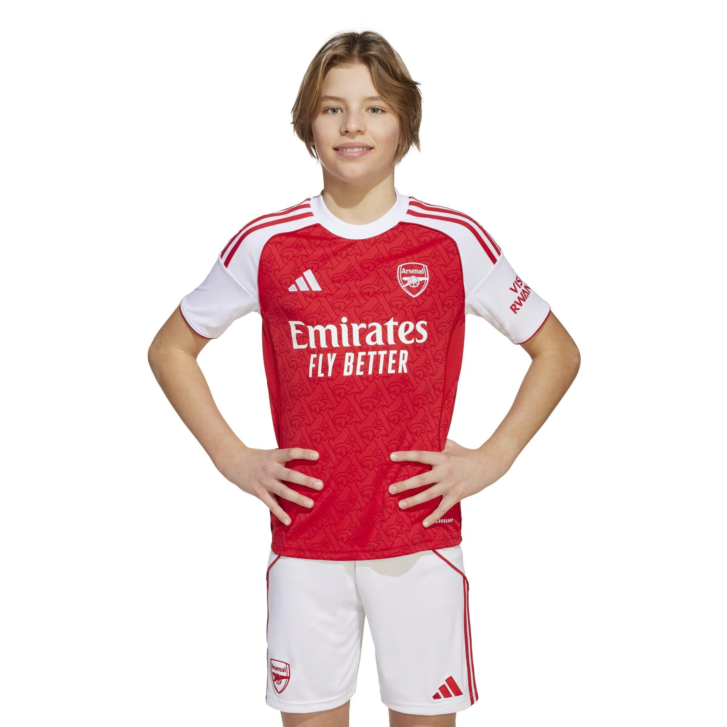 Kids Unisex Arsenal 25/26 Home Jersey, Red, A701_ONE, large image number 6