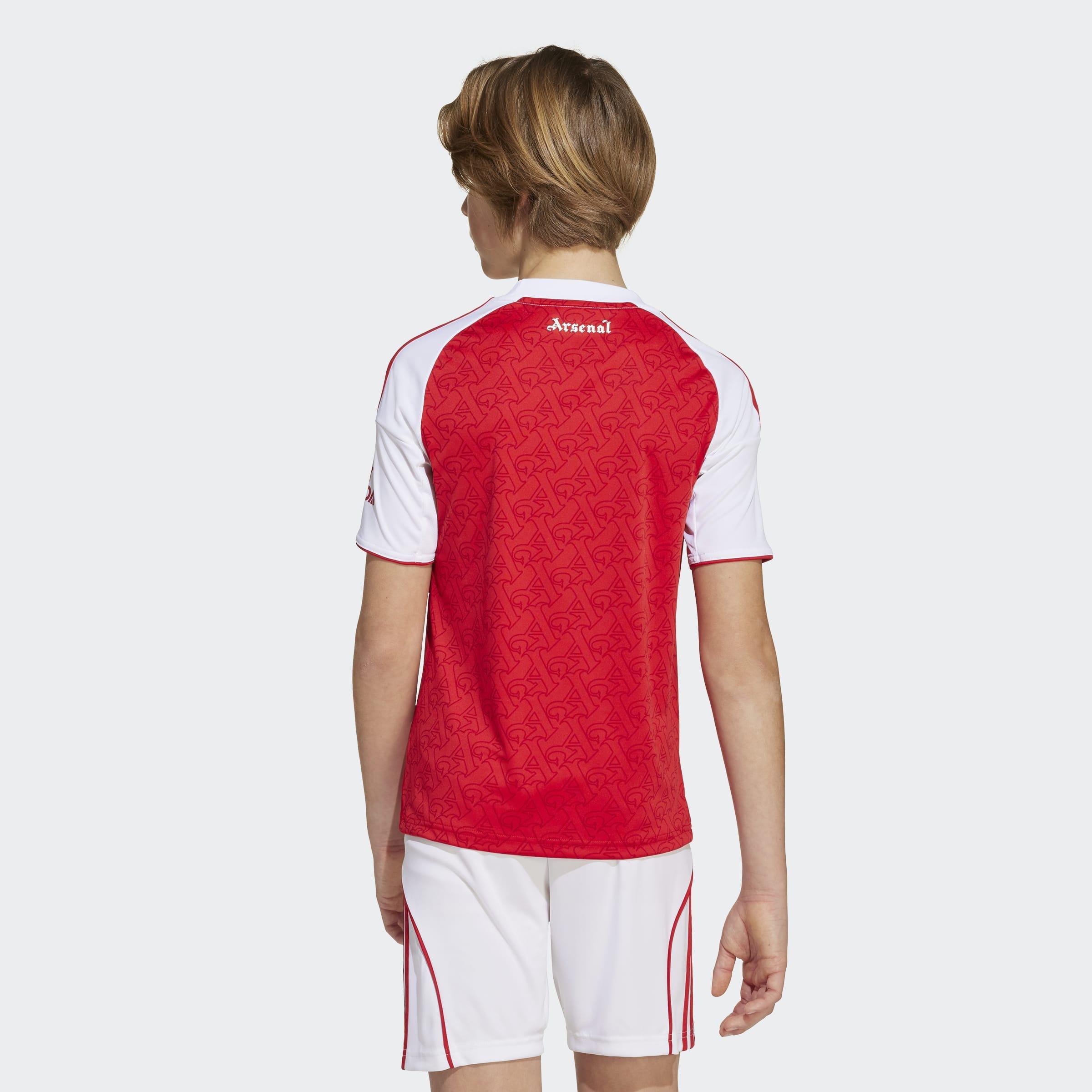 Kids Unisex Arsenal 25/26 Home Jersey, Red, A701_ONE, large image number 6