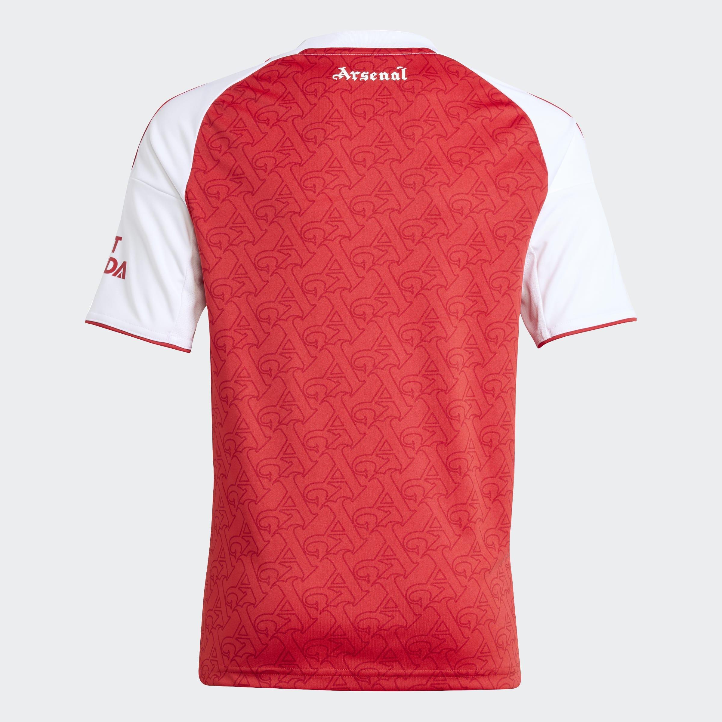 Kids Unisex Arsenal 25/26 Home Jersey, Red, A701_ONE, large image number 7
