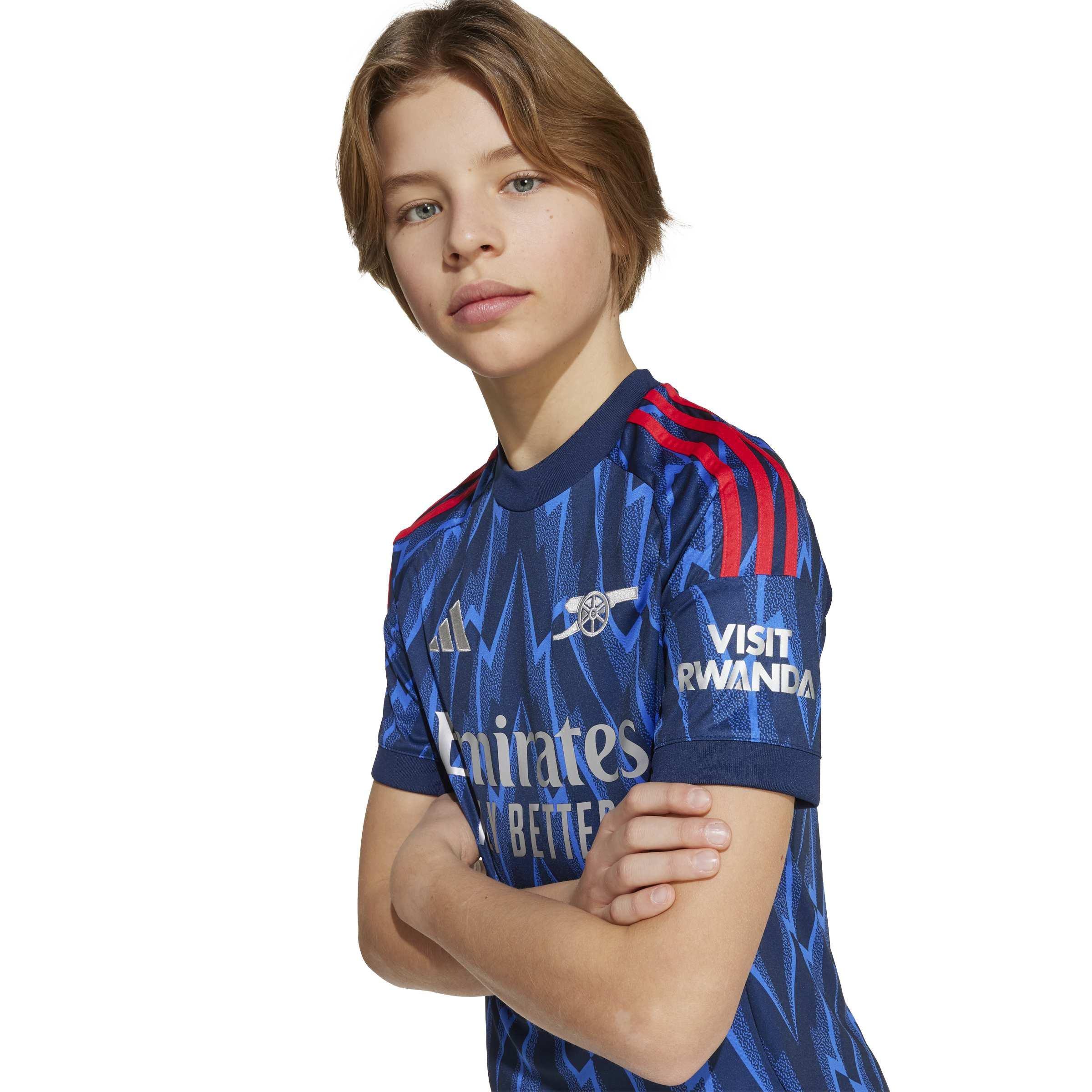 Kids Unisex Arsenal 25/26 Away Jersey, Blue, A701_ONE, large image number 4