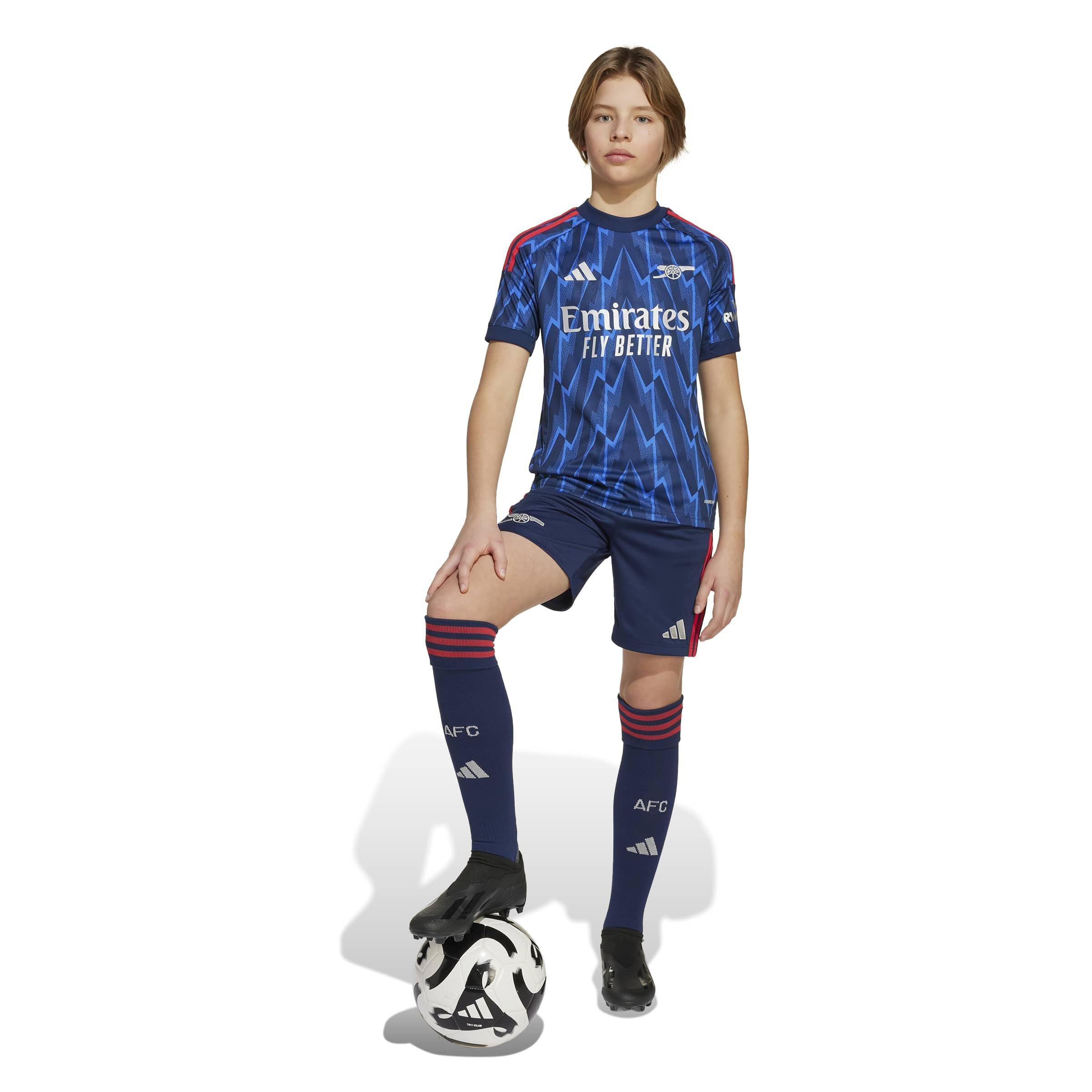 Kids Unisex Arsenal 25/26 Away Jersey, Blue, A701_ONE, large image number 6
