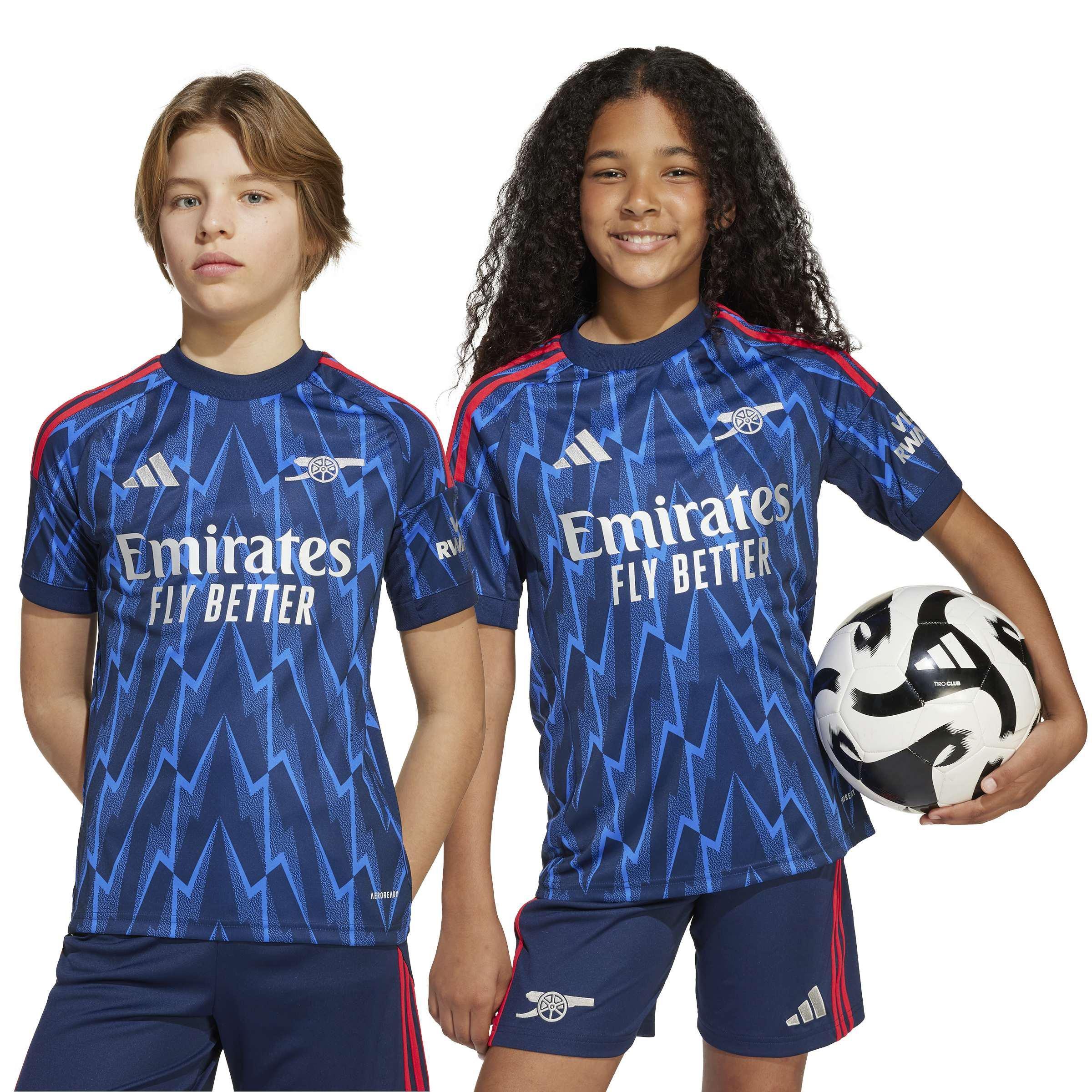 Kids Unisex Arsenal 25/26 Away Jersey, Blue, A701_ONE, large image number 8