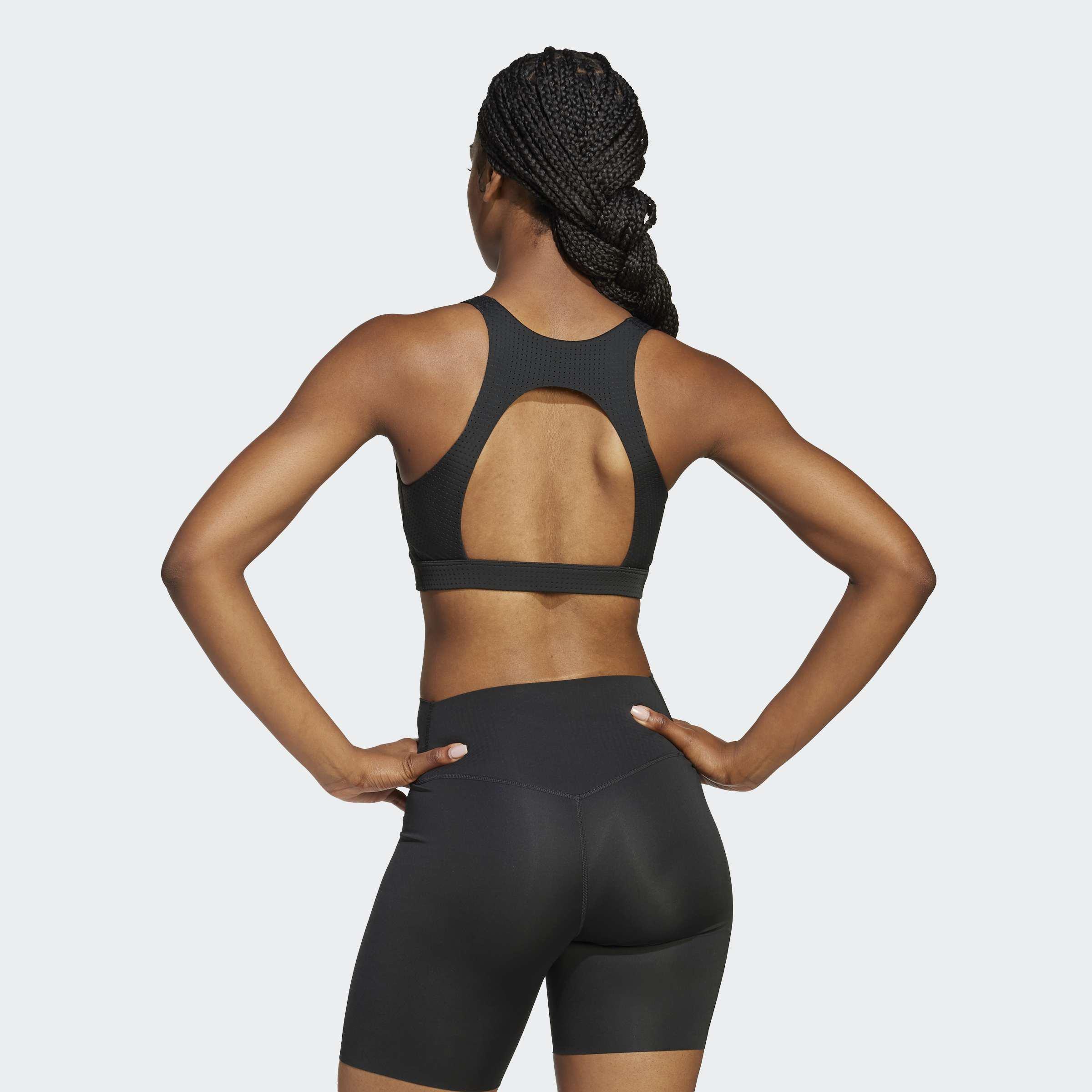 Powerimpact Hiit Medium-Support Training Bra, Black, A701_ONE, large image number 1