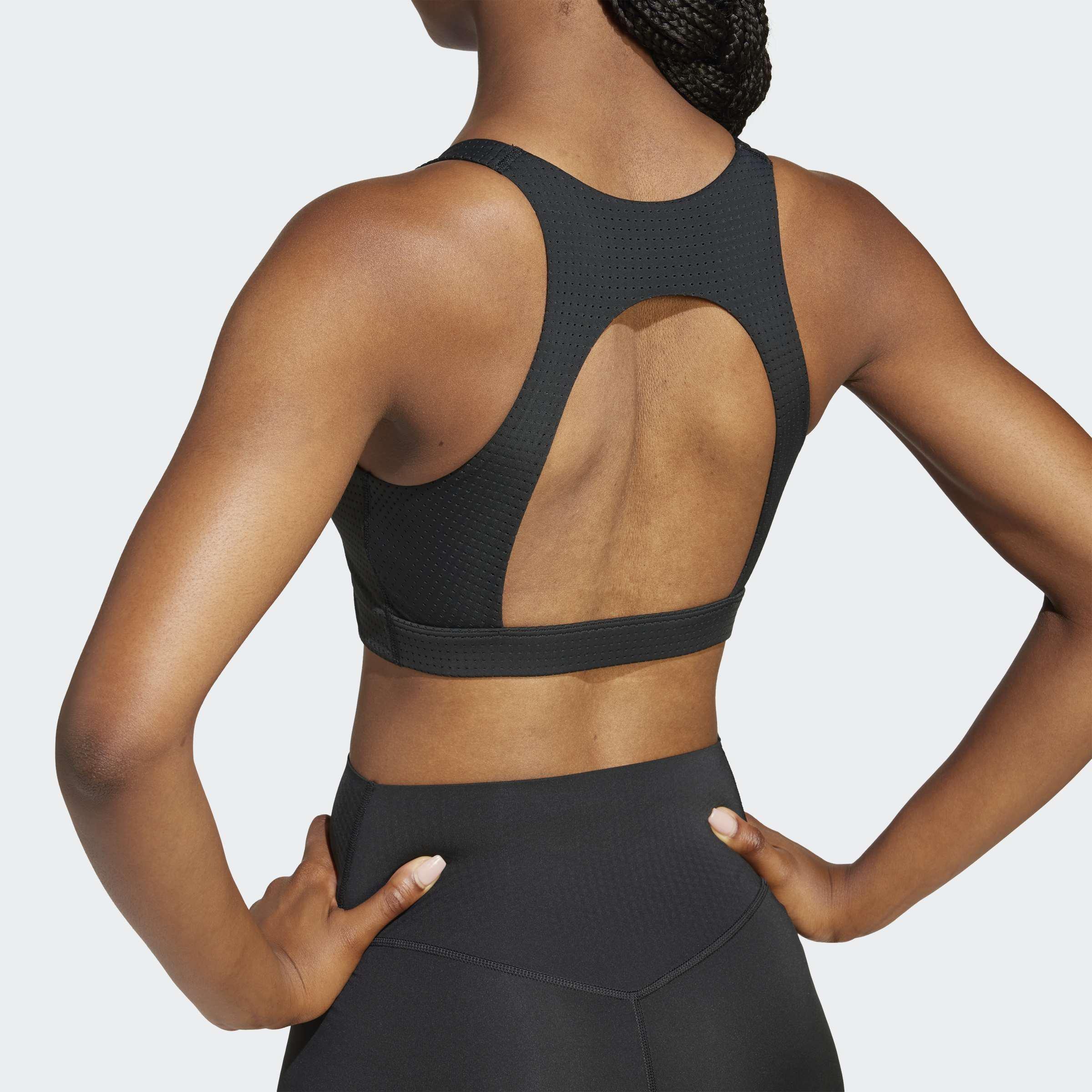 Powerimpact Hiit Medium-Support Training Bra, Black, A701_ONE, large image number 4