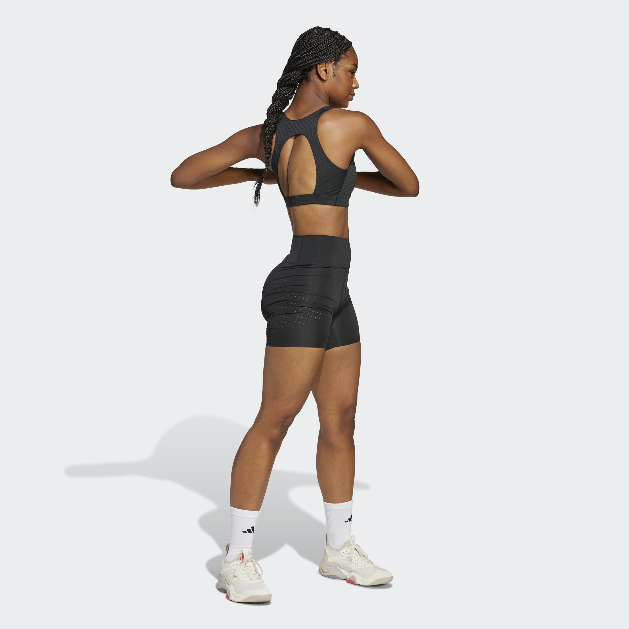 Powerimpact Hiit Medium-Support Training Bra, Black, A701_ONE, large image number 7