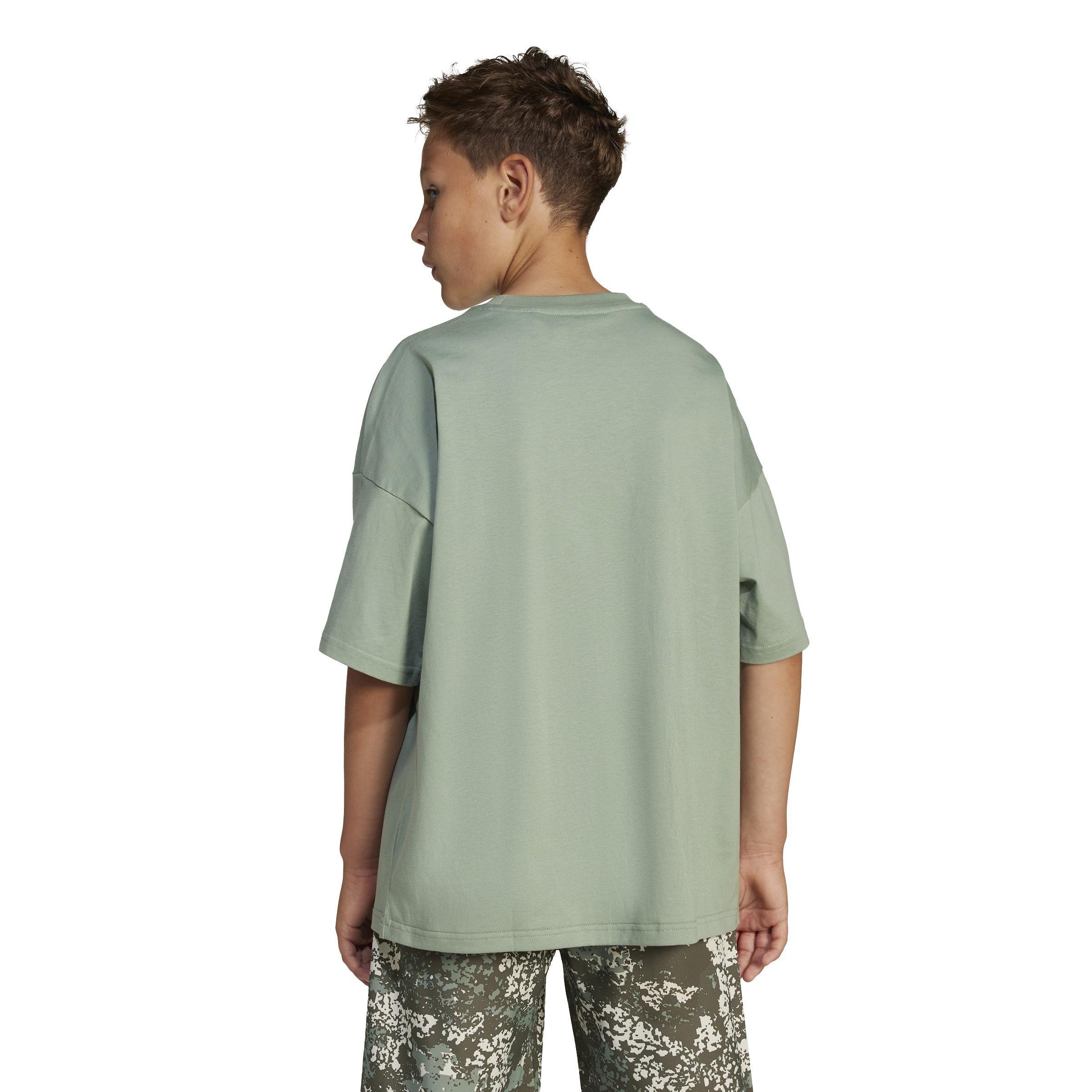 Unisex Kids Loose T-Shirt, Green, , large image number 2
