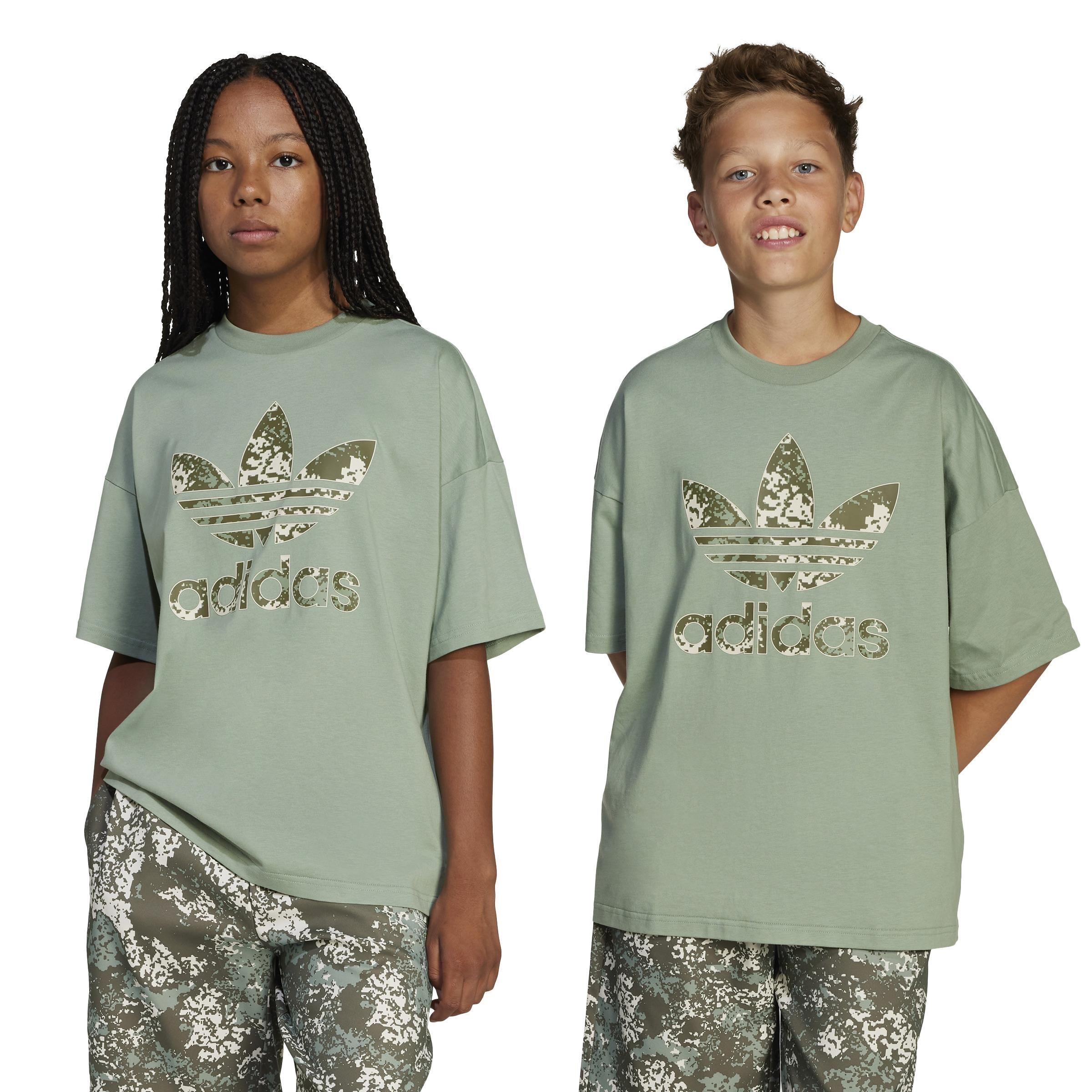 Unisex Kids Loose T-Shirt, Green, , large image number 9