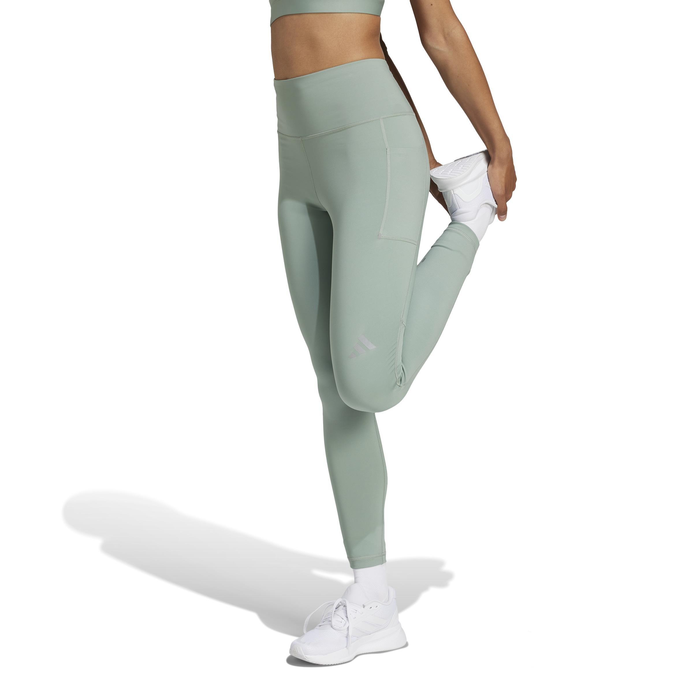 Ultimateadidas 7/8 Leggings, Green, A701_ONE, large image number 7