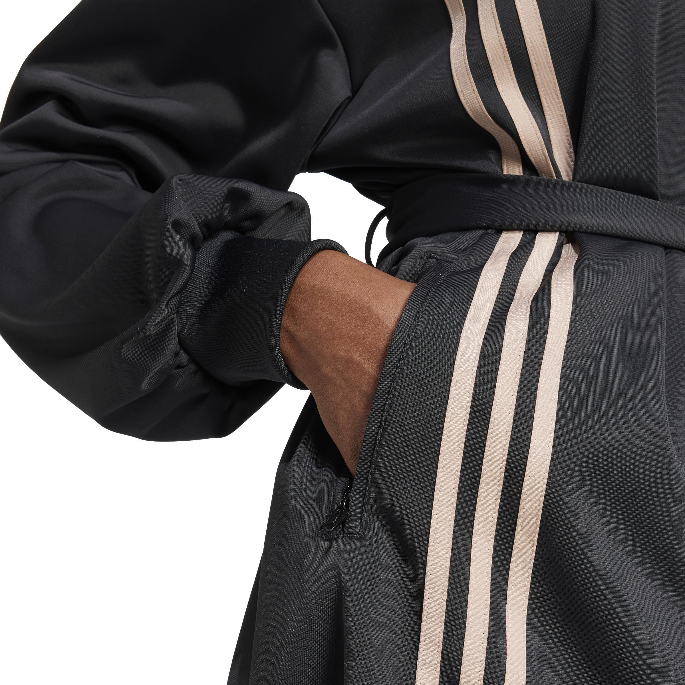 3-Stripes Wrapped Track Suit Dress, Black, A701_ONE, large image number 3