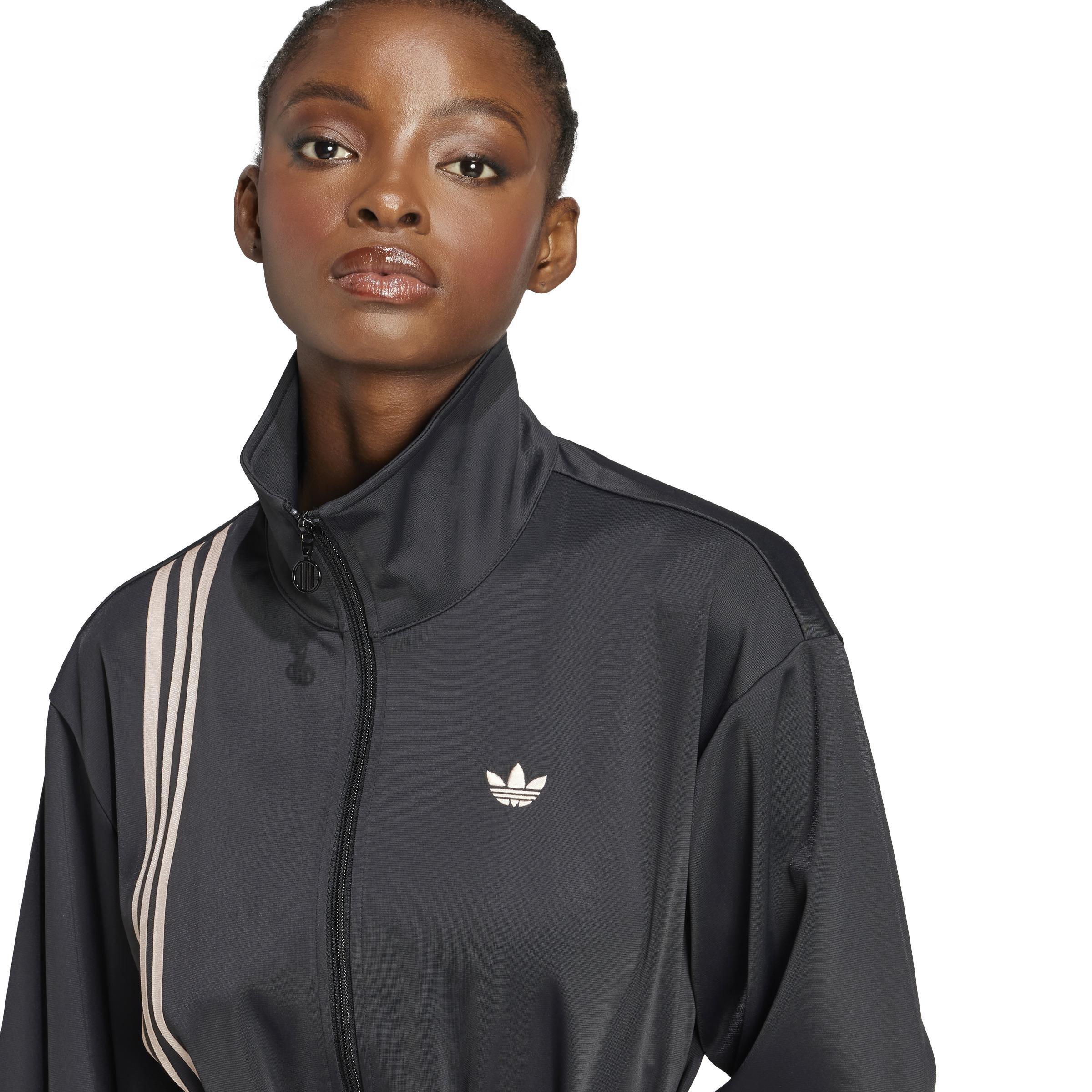 3-Stripes Wrapped Track Suit Dress, Black, A701_ONE, large image number 4