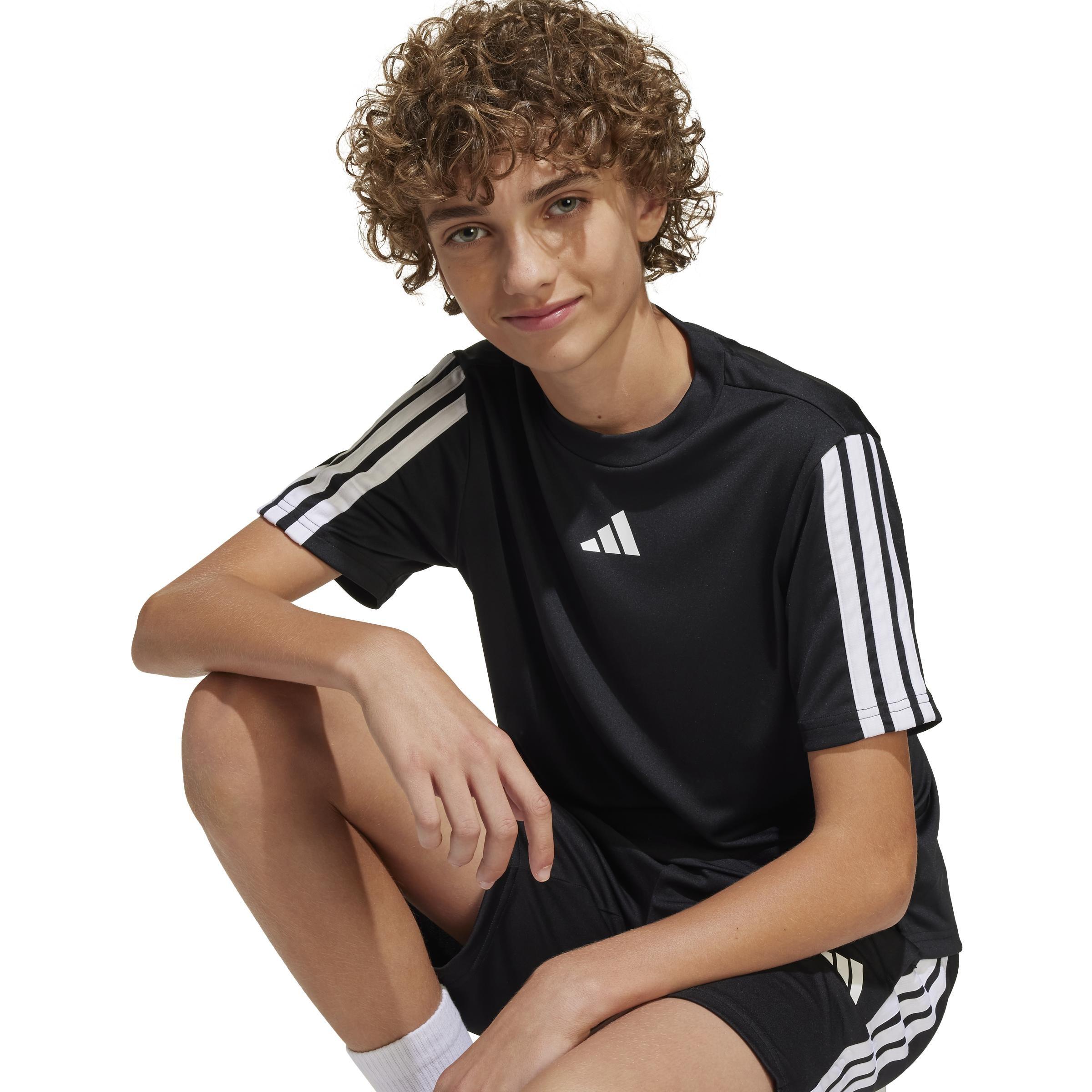 Kids Train Essentials 3-Stripes T-Shirt Kids, A701_ONE, large image number 3