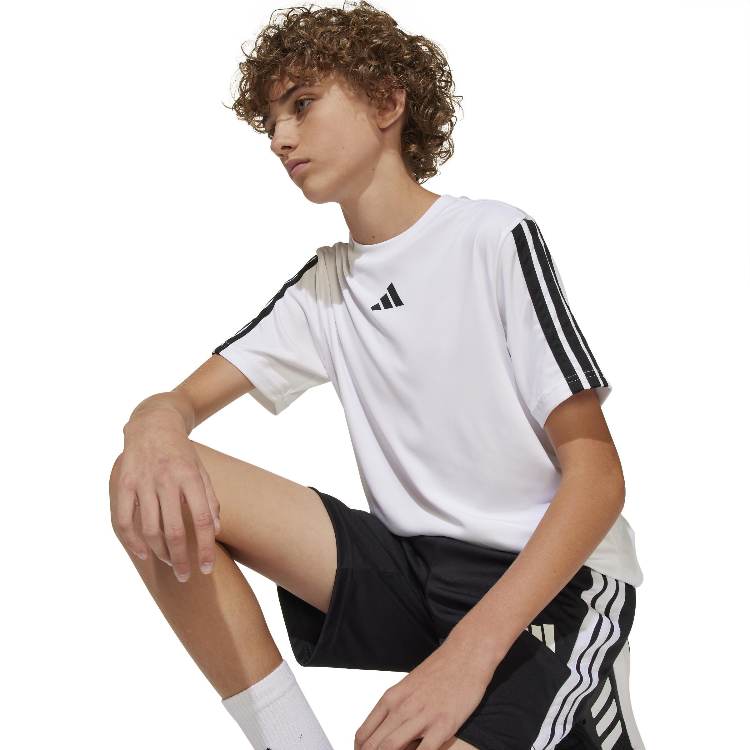 Kids Train Essentials 3-Stripes T-Shirt Kids, A701_ONE, large image number 4