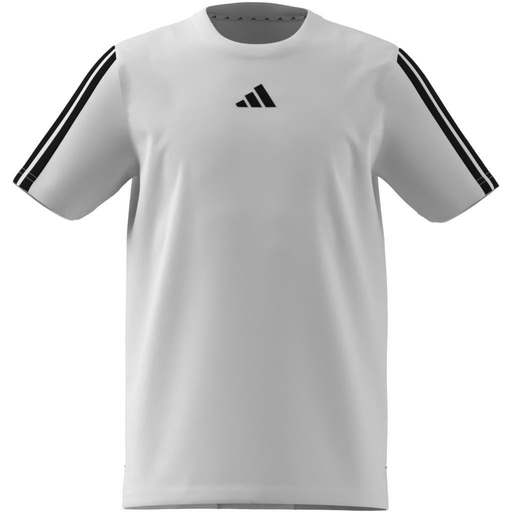 Kids Train Essentials 3-Stripes T-Shirt, White, A701_ONE, large image number 10