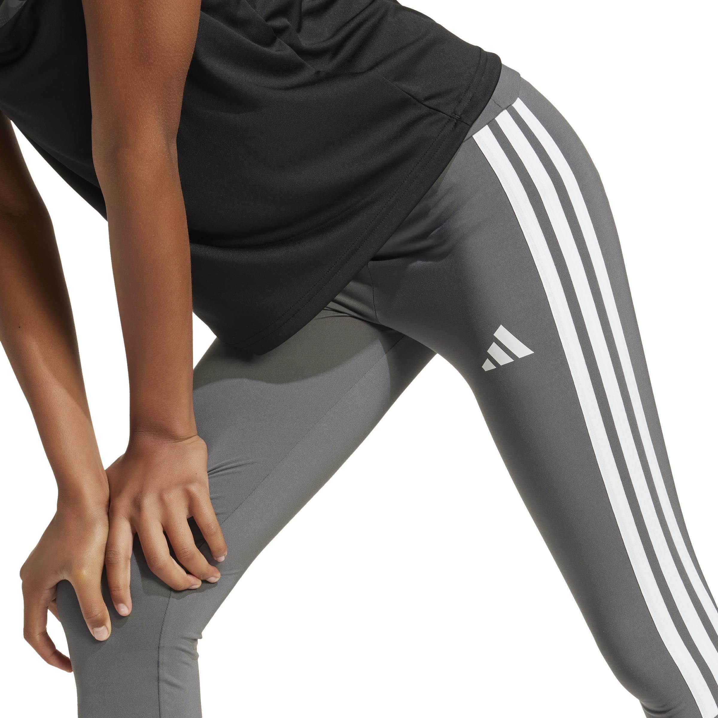 Kids Train Essentials 3-Stripes Leggings, Grey, , large image number 3