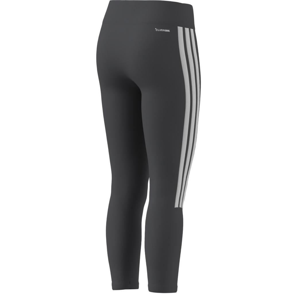 Kids Train Essentials 3-Stripes Leggings, Grey, , large image number 5