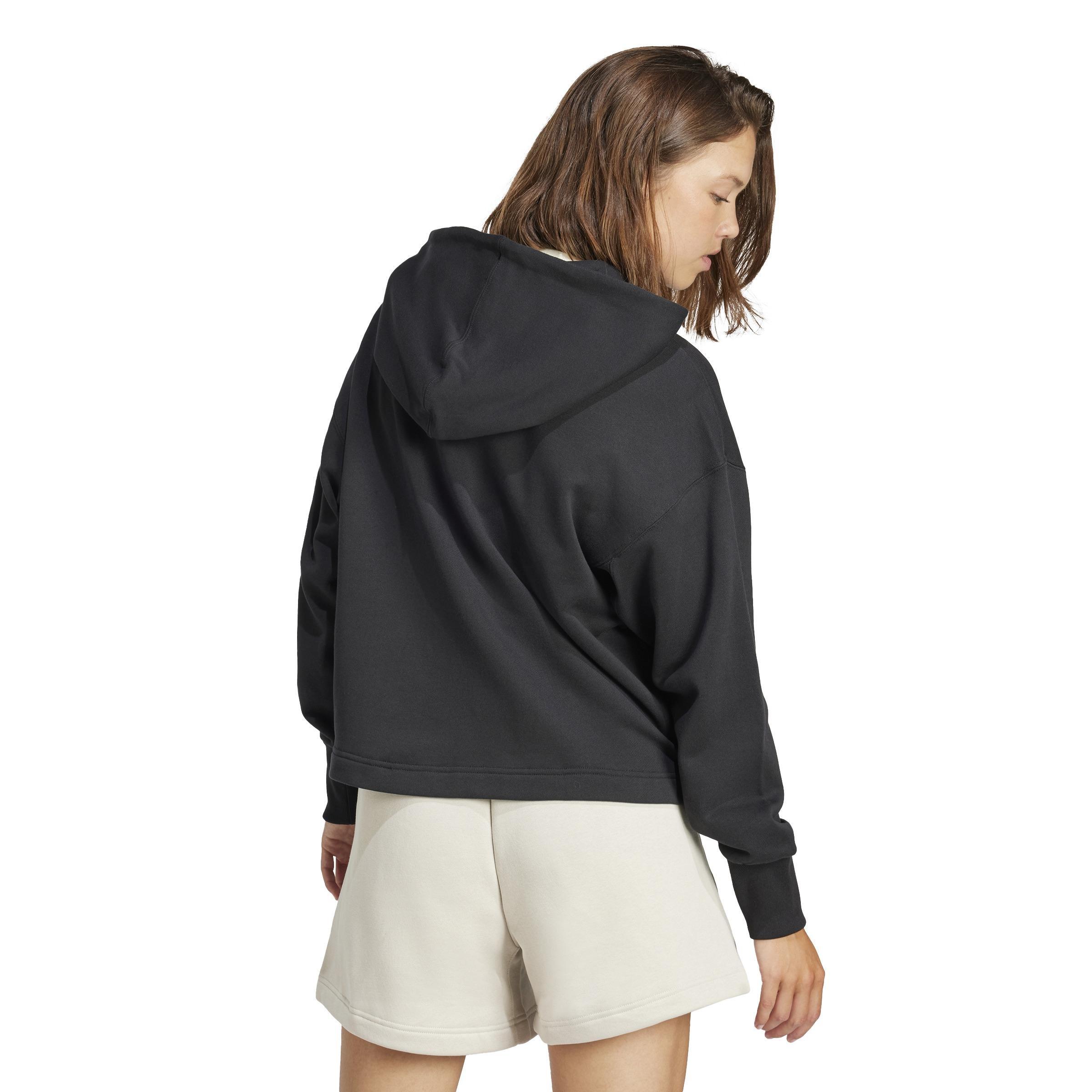 ALL SZN French Terry Loose Full-Zip Hoodie, Black, A701_ONE, large image number 1